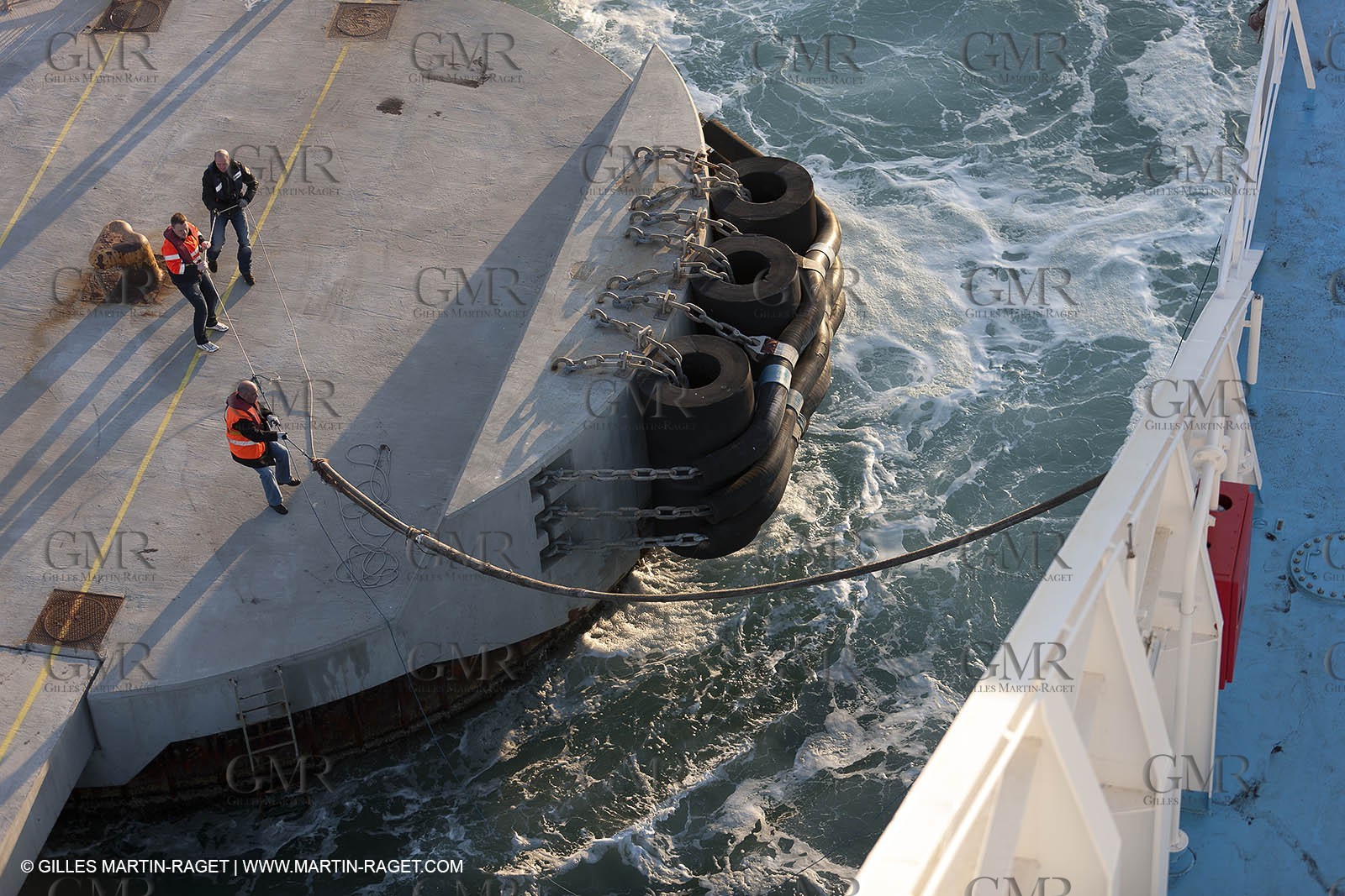 16 02 2012 - Propriano (FRA, Corse) -  La Méridionale shipping company- Piana at Propriano