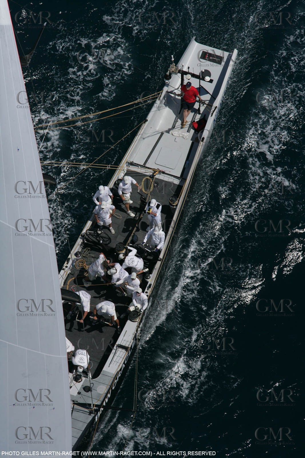 09 05 2007-Valencia (Spain)- 32nd America's Cup - Louis Vuitton Cup - RR2 - Day 11 - BMW ORACLE Racing