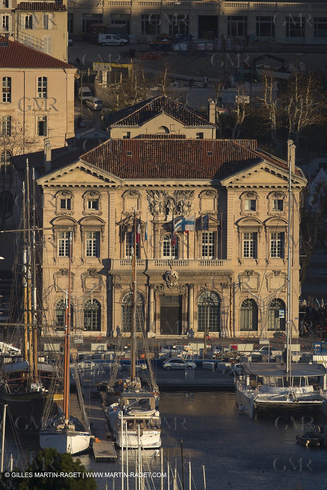 06 12 2012 - Marseille (FRA,13) - City Hall and Hotel Dieu Hotel under works
