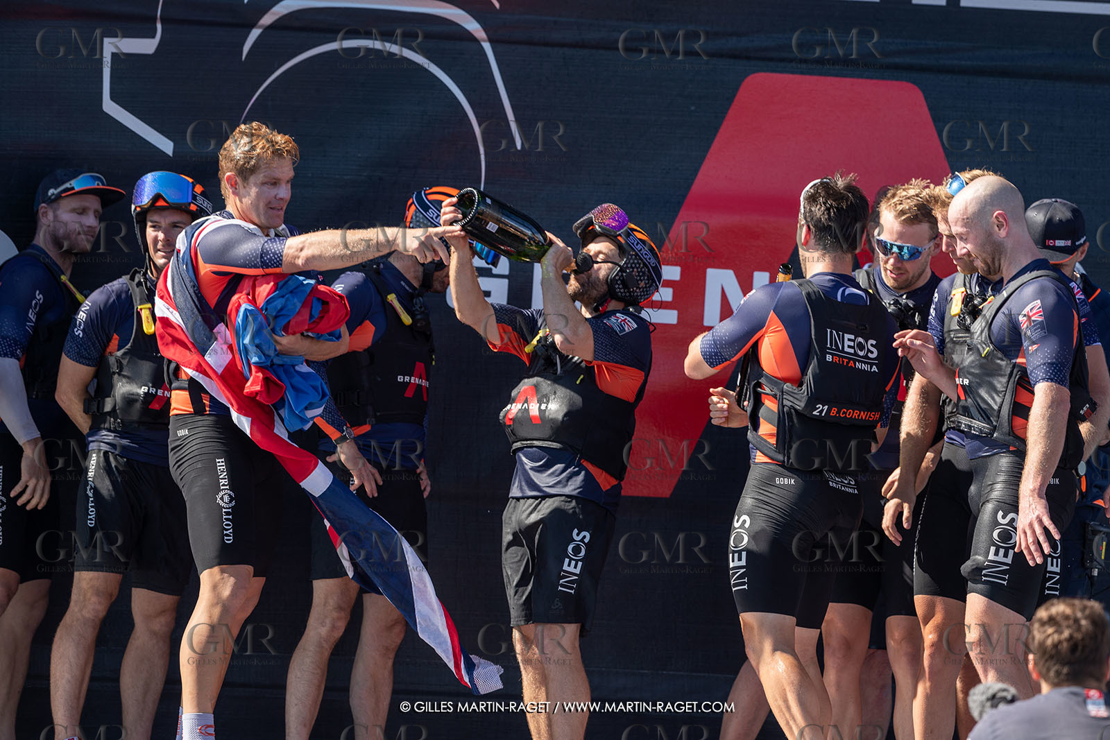 04 10 2024, Barcelona (ESP), 37th America's Cup, Louis Vuitton Cup Final, Race Day 7