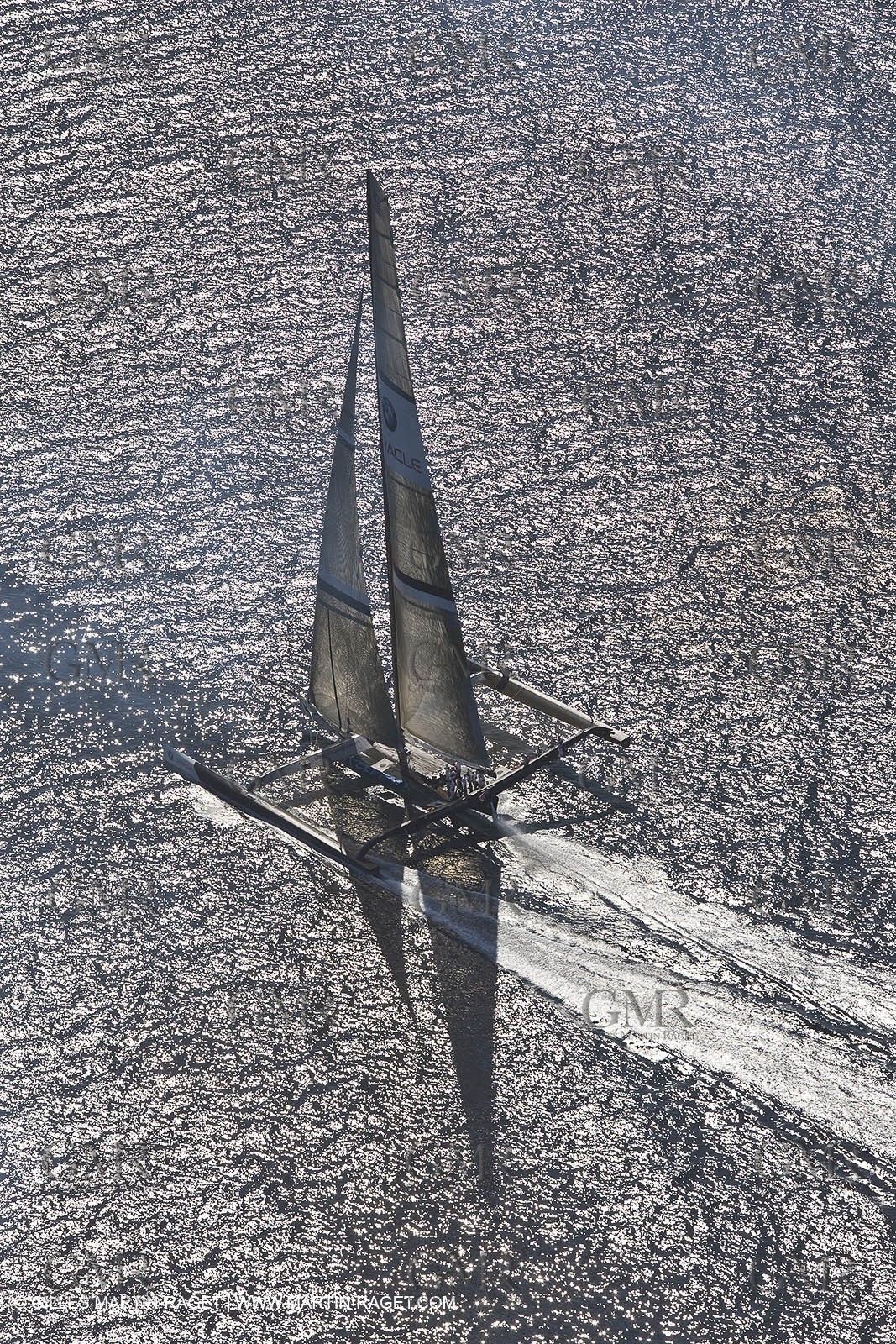 14 11 2008 - San Diego (CA, USA) - America's Cup - BMW ORACLE Racing - 90 ft trimaran sea trials - San Diego