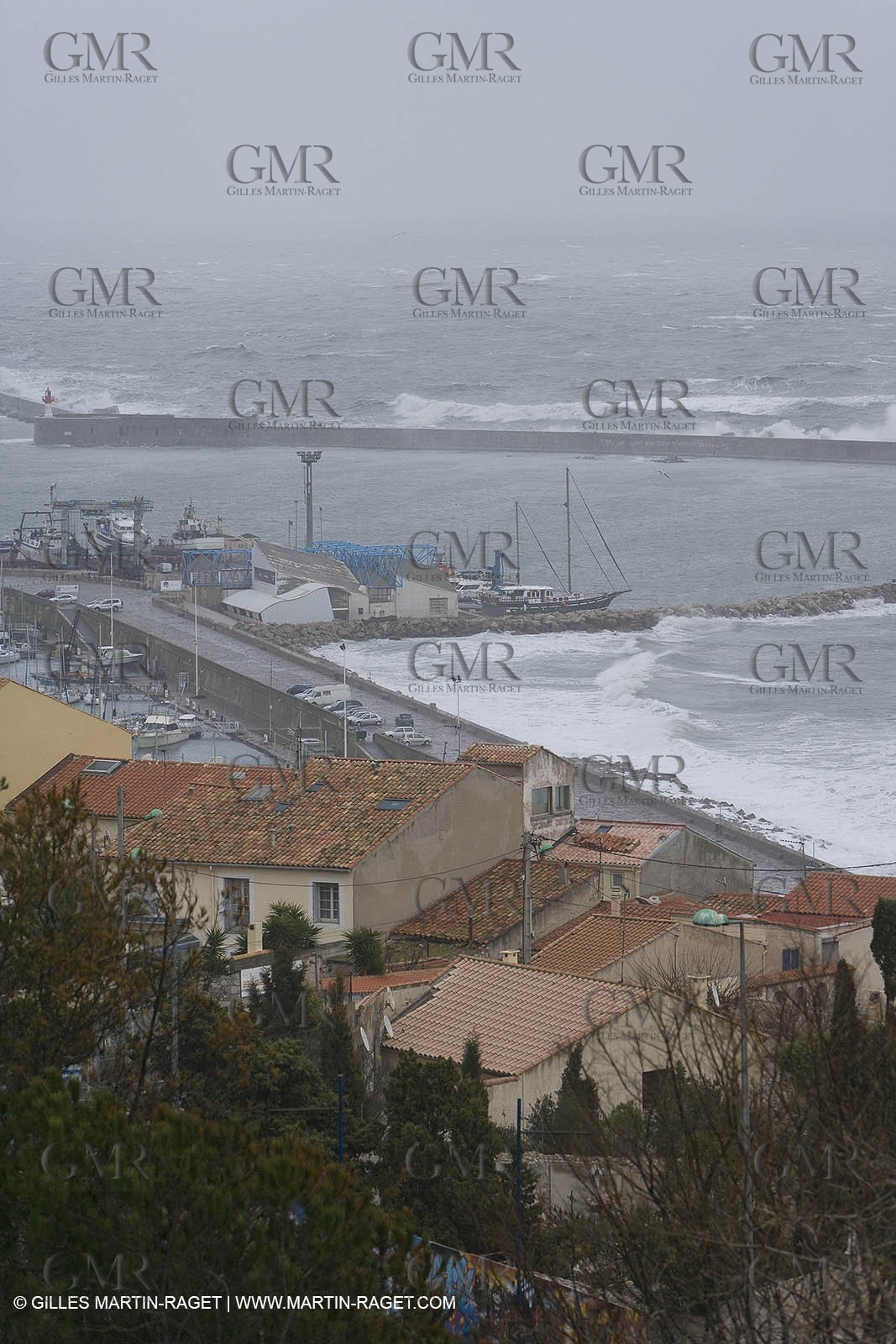 04 01 2008 - Sète (FRA, 34) - Coup de vent d'Est