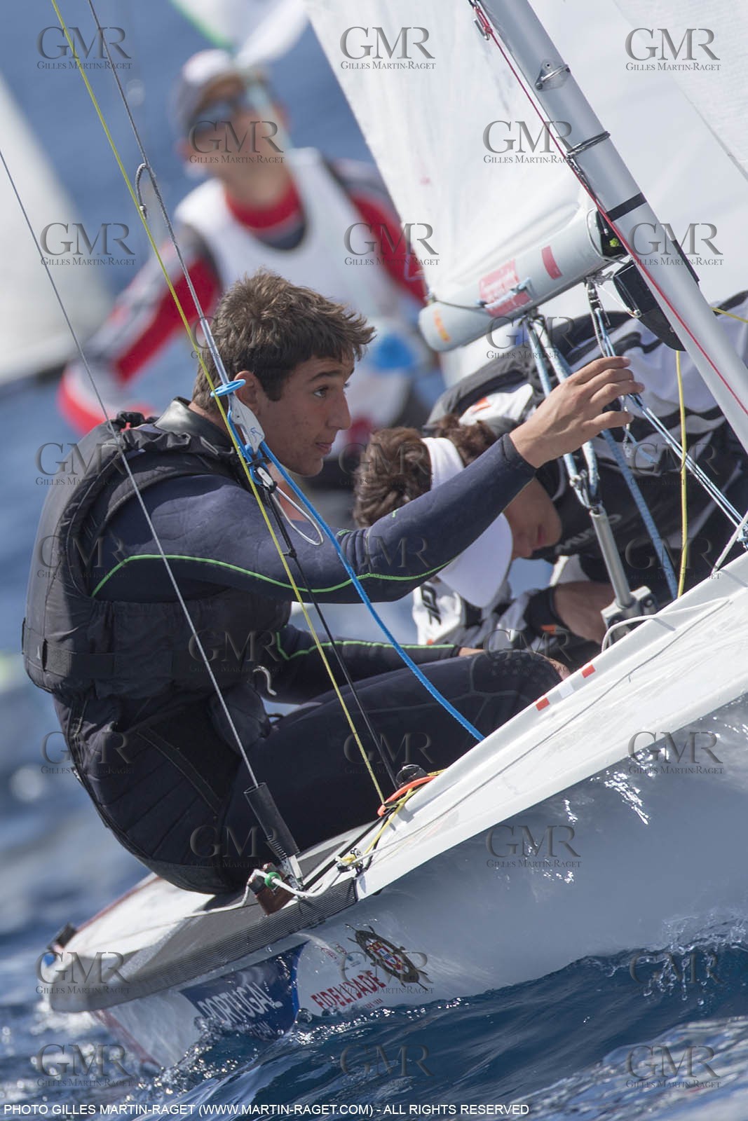 10 04 2015, Marseille (FRA), Yachting Club de la Pointe Rouge - Coupe Internationale de Printemps des 470, Day 3