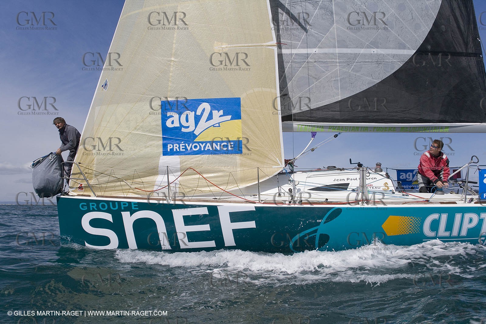 27 03 08- La Grande Motte- (FRA,34) Transat AG2R 2008- Jean-Paul Mouren- Laurent Pellecuer