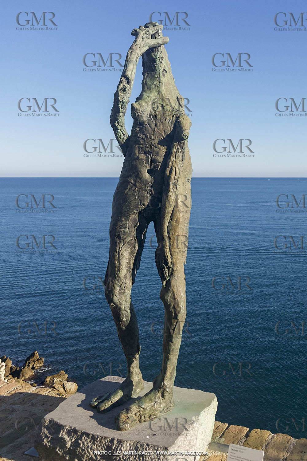 Oeuvre de Germaine Richier, La Forêt, 1946, au musée Picasso d'Antibes