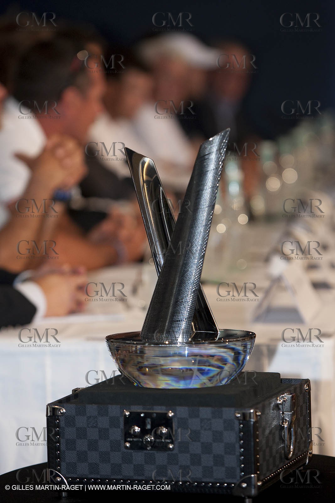 29 01 2009 - Auckland (NZL) -  Louis Vuitton Pacific Series -  - Opening Press Conference at the Royal New Zealand Yacht Squadron - LVPS Trophy