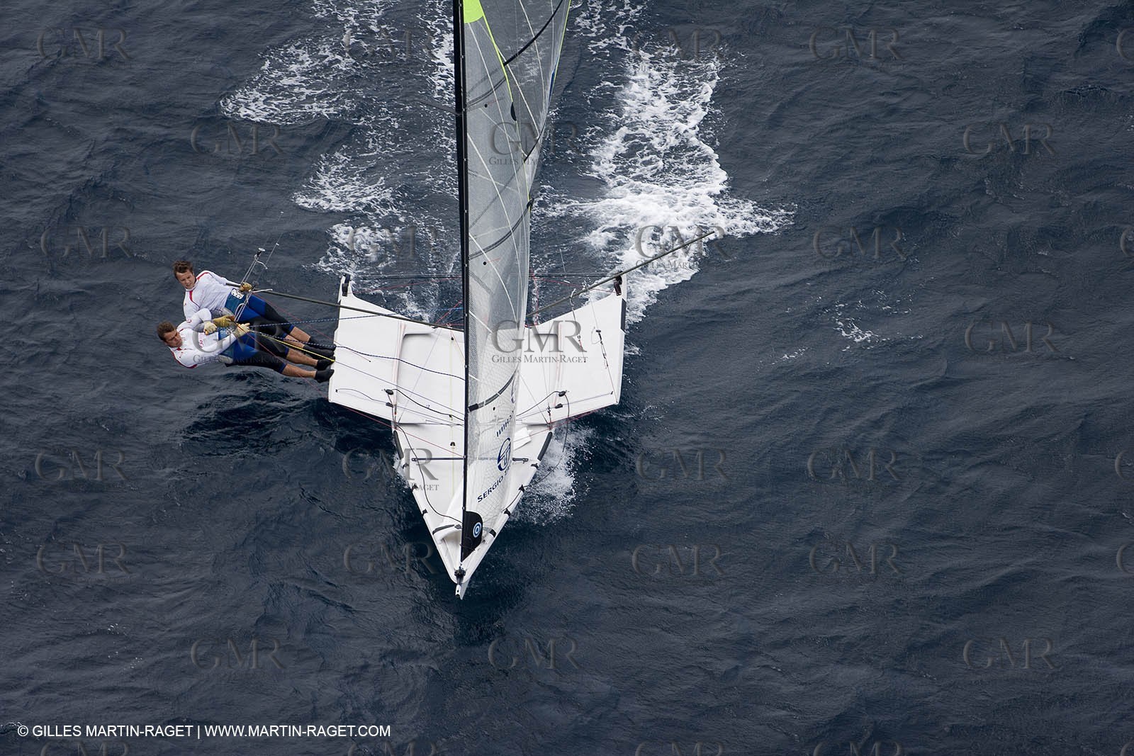 26 04 2007 - 2007 Semaine Olympique Française - Hyères (South of France) - Day 5 - Team France - 49er - Monteau-Guillou
