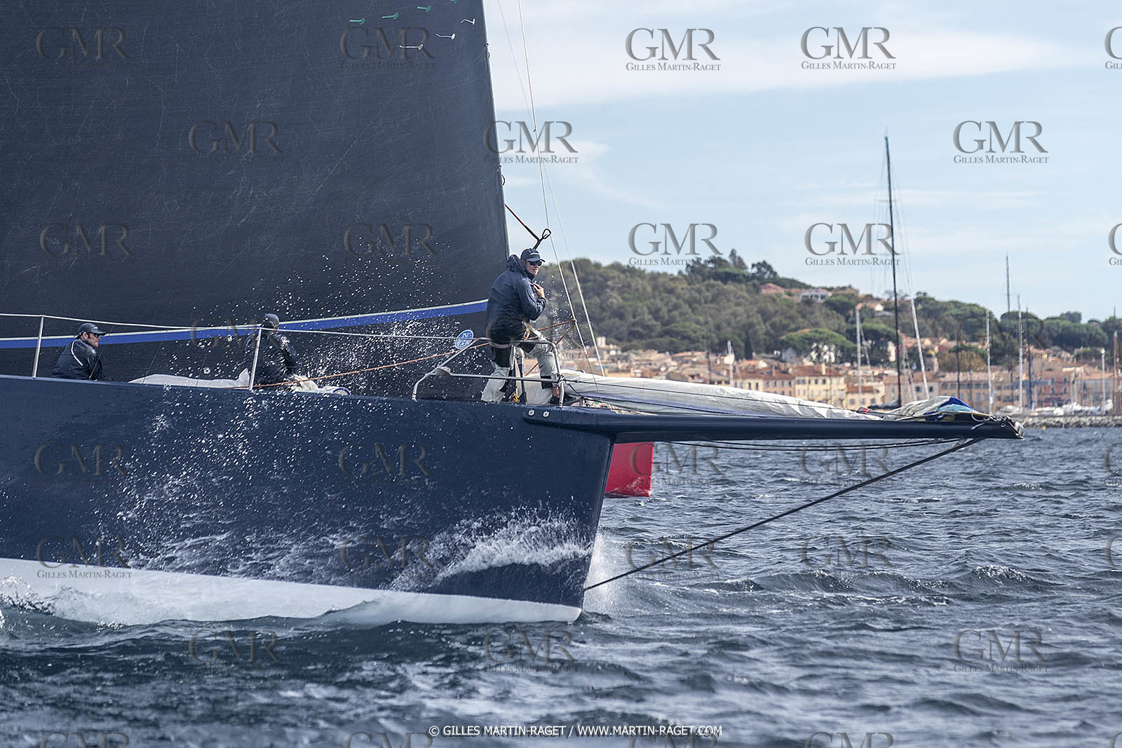 02 10 2022, Saint-Tropez (FRA,83), Voiles de Saint-Tropez 2022,  entraînement des maxis