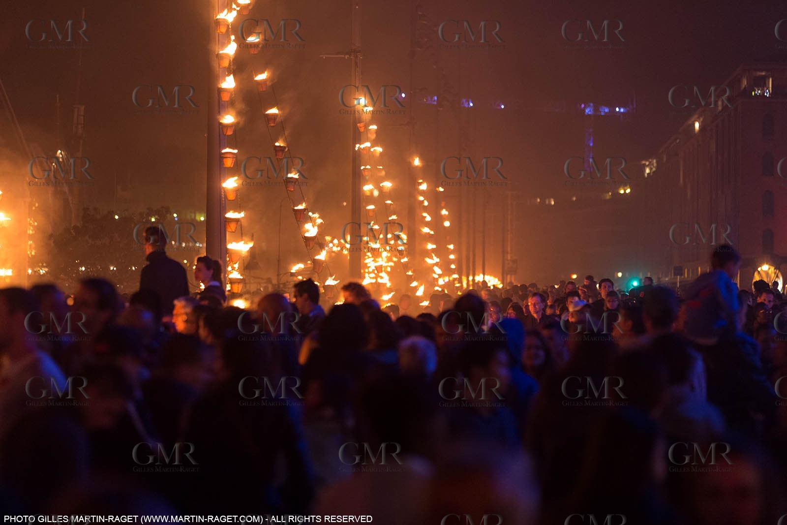 03 05 2013 - Marseille (FRA,13) - Marseille Provence 2013, Historical port Illumination by Company Carabosse
