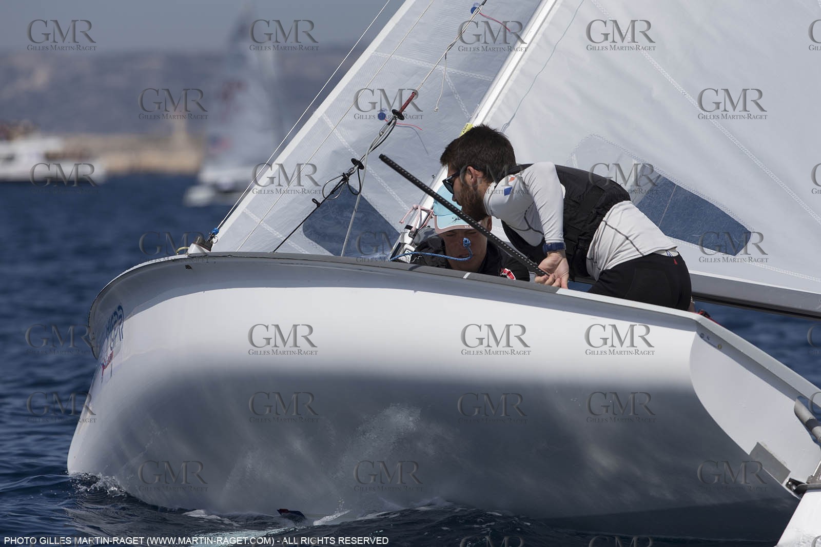 10 04 2015, Marseille (FRA), Yachting Club de la Pointe Rouge - Coupe Internationale de Printemps des 470, Day 3