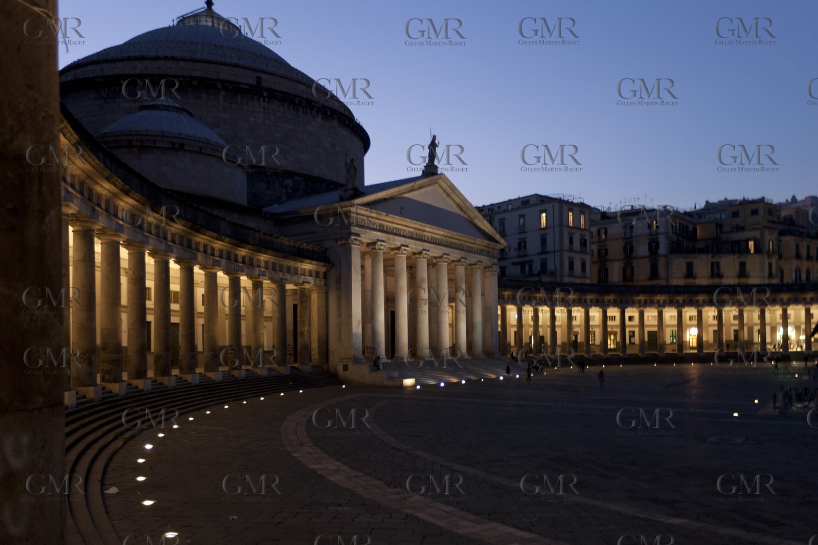 24 02 2012 - Naples (ITA) - 34th America's Cup - America's Cup World Series Naples 2012 - Naples Preview - Basilico San Francesco di Paola - Piazza Plebiscito