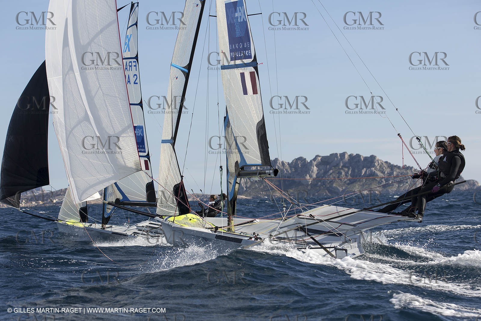 21 03 2013 - Marseille (FRA,13) - Essai du 49er FX