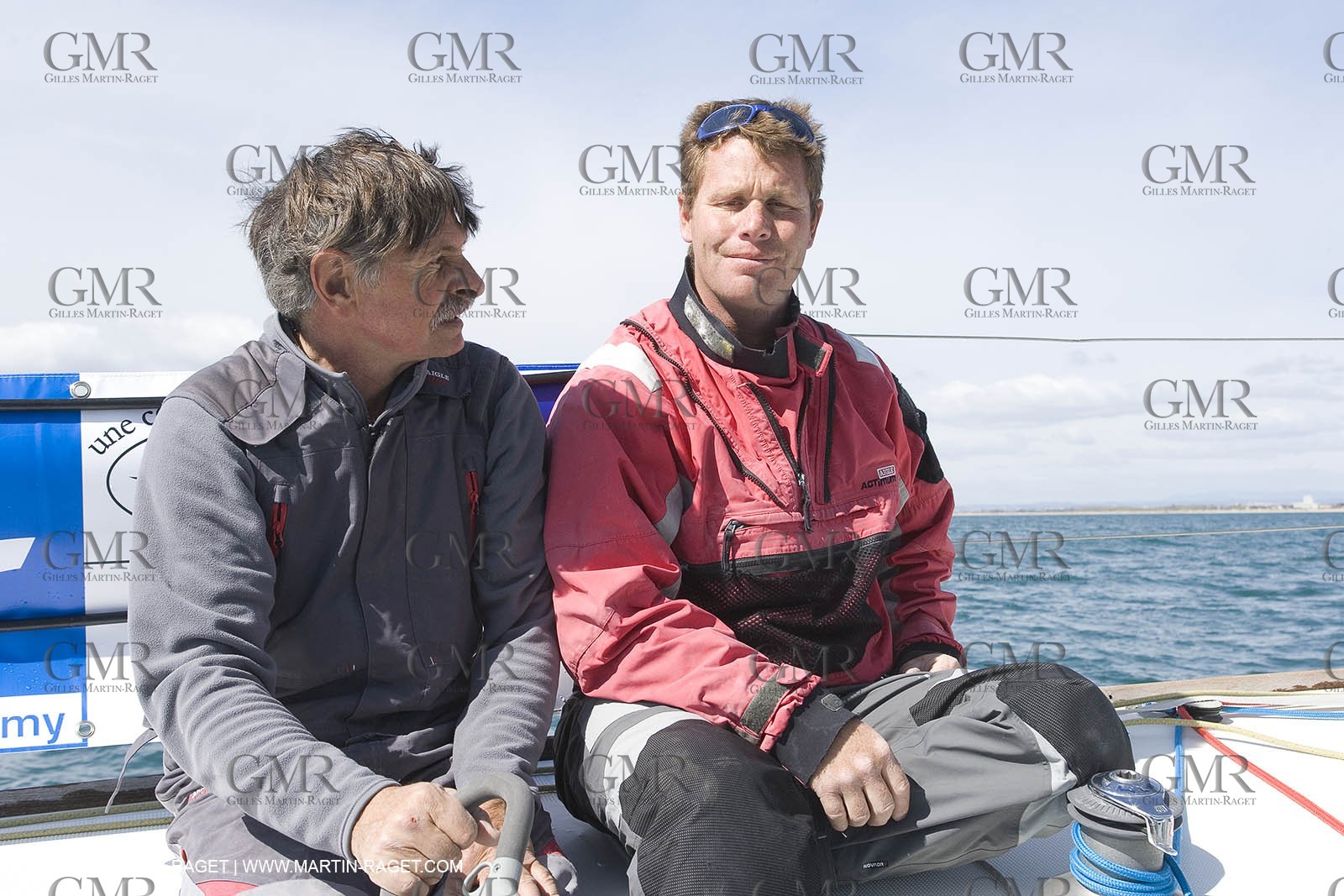 27 03 08- La Grande Motte- (FRA,34) Transat AG2R 2008- Jean-Paul Mouren- Laurent Pellecuer