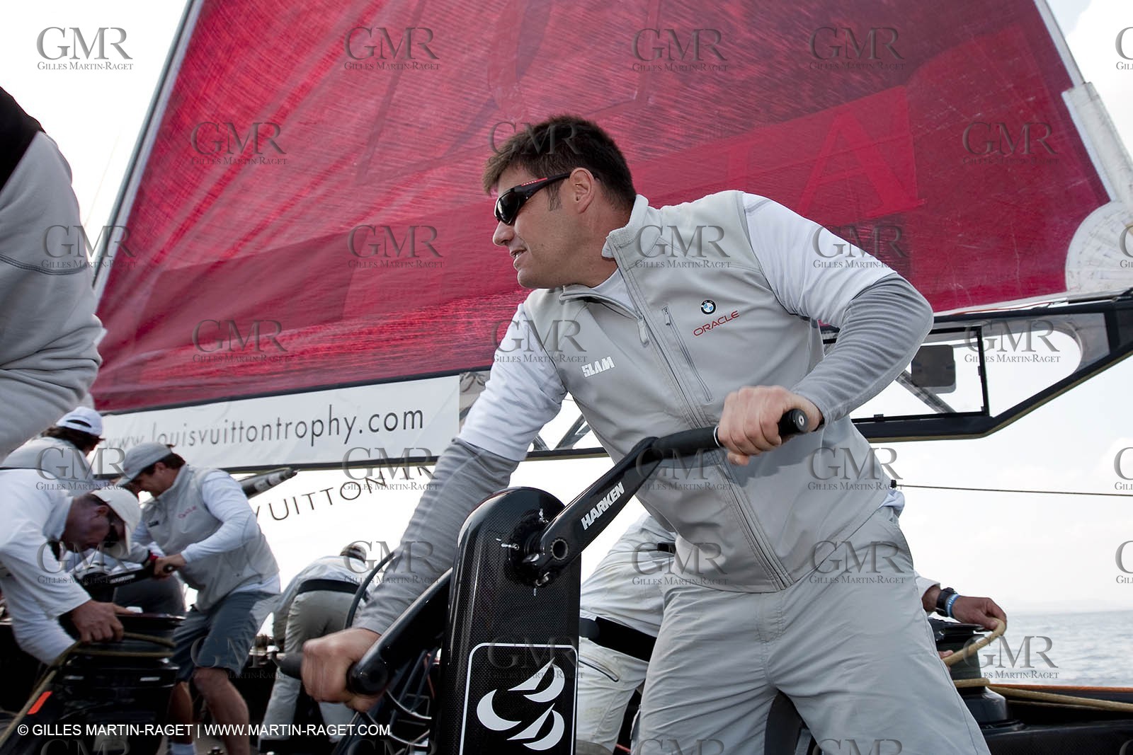 19 05 2010 - La Maddalena (ITA, Sardinia) Louis Vuitton Trophy - BMW ORACLE Racing - Training