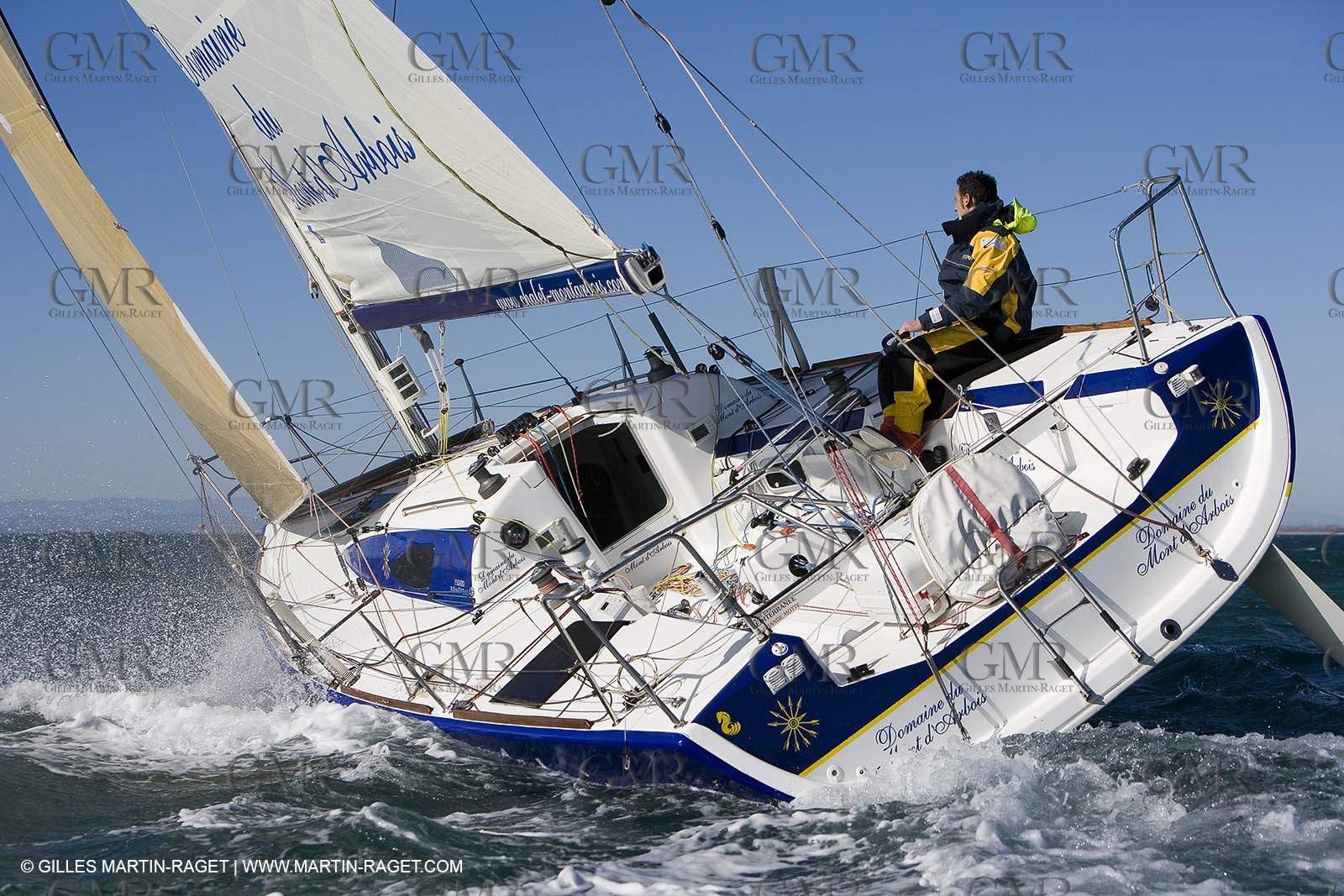 15 02 2007 - La Grande Motte (FRA) - Onedesign Figaro II - Thierry Duprey du Vorsent (Domaine de Monts d'Arbois)