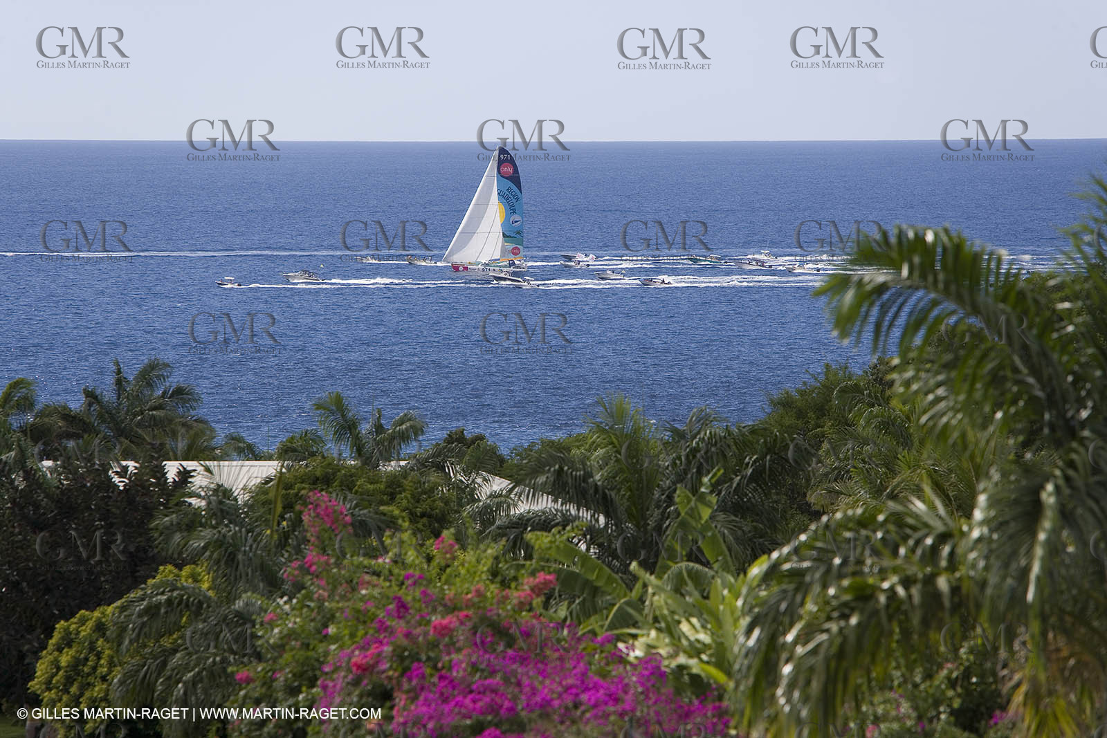 06 11 2006 - Pointe à Pitre Guadelupe (FRA) - Route du Rhum 2006 arrival Thelier Claude (Region Guadeloupe)