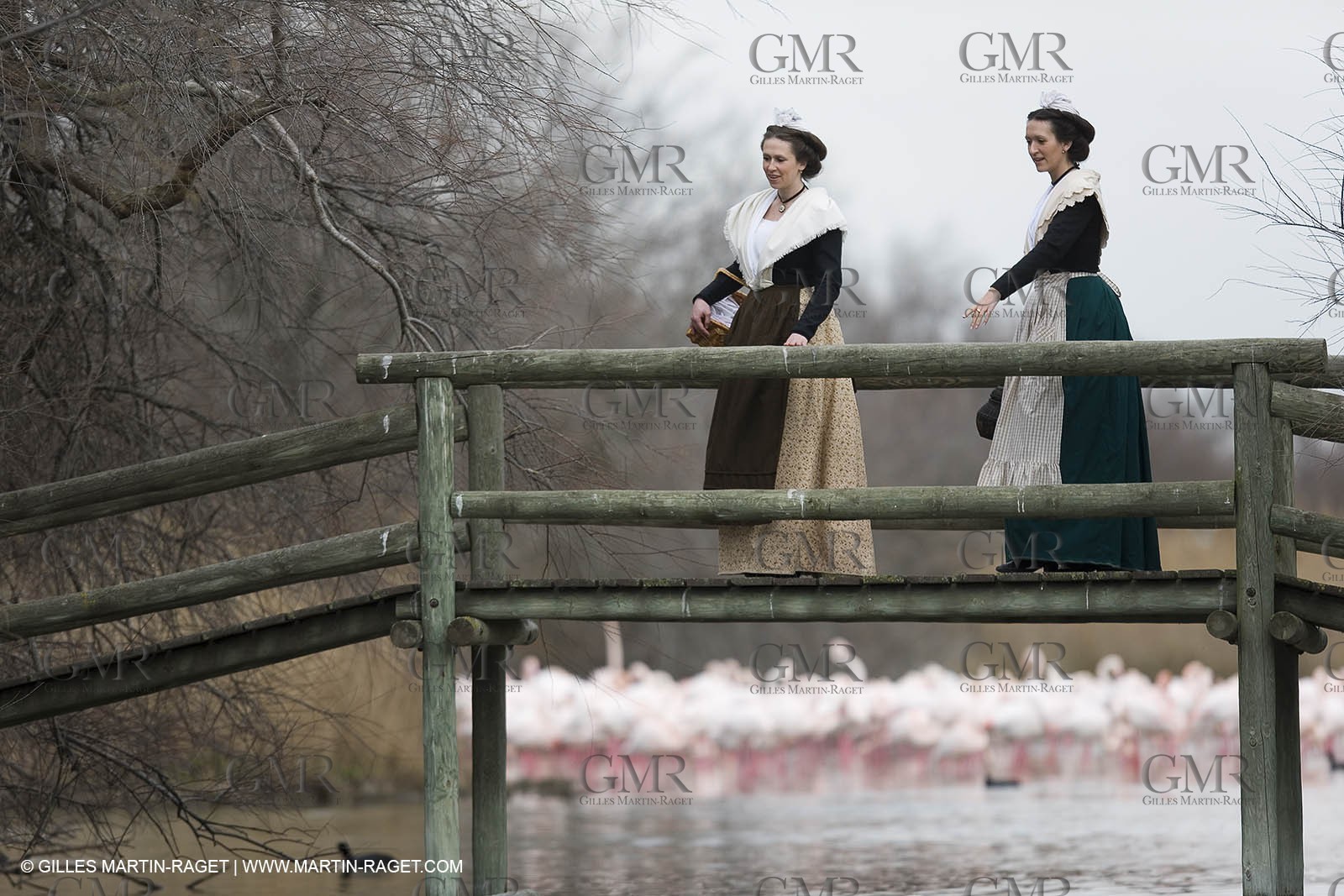 24 02 2007 - Saintes Maries of the Sea (FRA, 13) - Queen of Arles and her assistants in Camargue