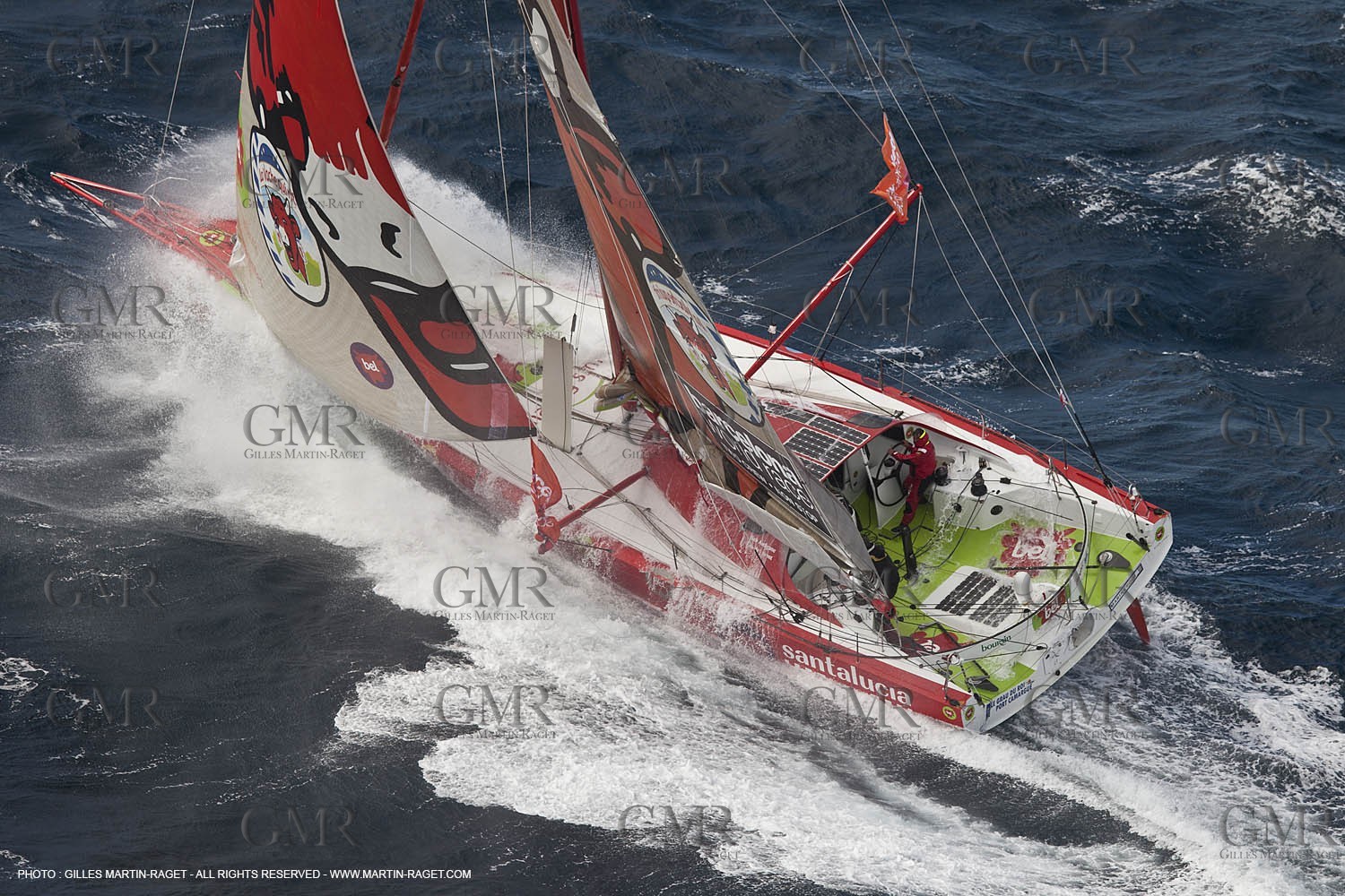 25 09 2010 - Port Camargue (FRA, 30) - Groupe Bel - Training for the Barcelona Word Race - Kito de Pavant - Sebastien Audigane