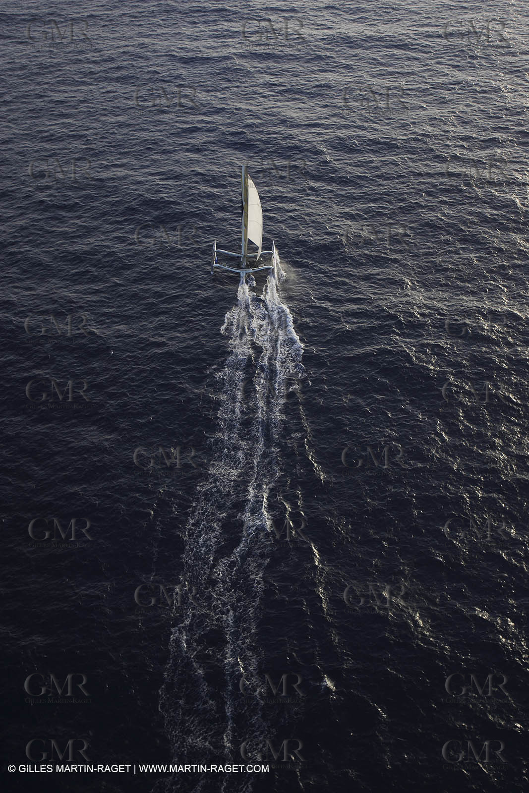 05 11 2006 - Pointe à Pitre Guadelupe (FRA) - Route du Rhum 2006 arrival - overall winner Lionel Lemonchois (Gitana 11)