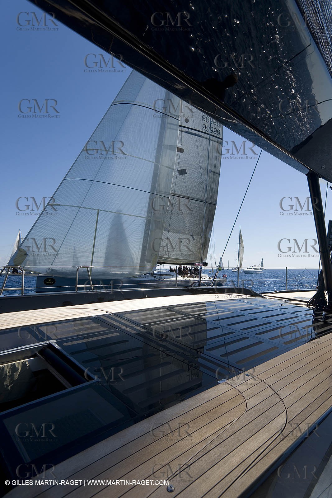 03 09 06 - Porto Cervo (Sardinia) - Maxi World Cup 2006 - Onboard Wally 90 Tango