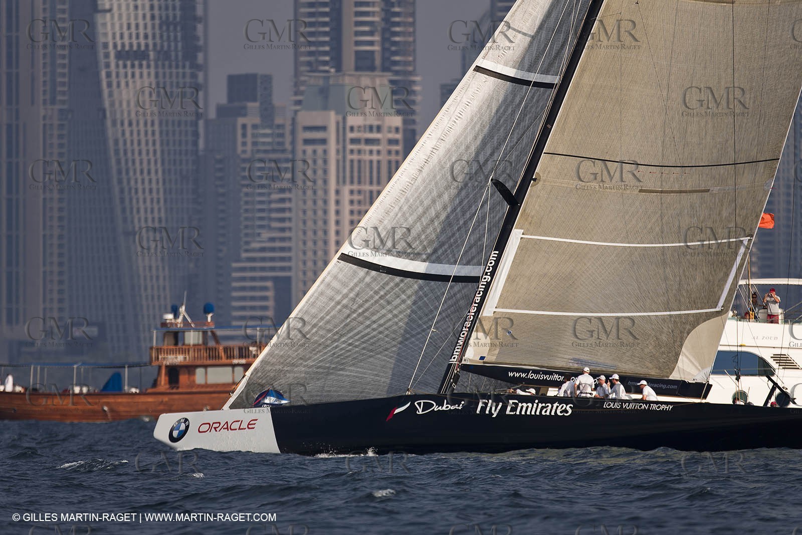 14 11 2010 - Dubai (UAE) - Dubai Louis Vuitton Trophy -  BMW ORACLE Racing - Training - Race Day 1