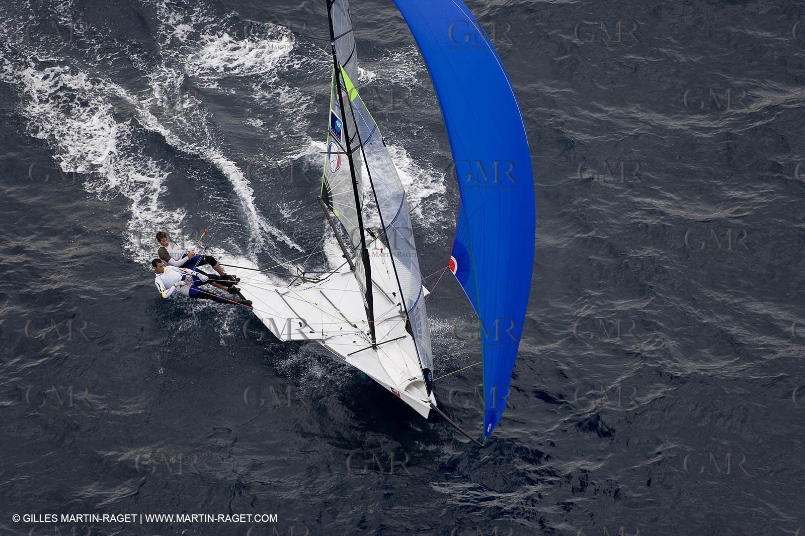 26 04 2007 - 2007 Semaine Olympique Française - Hyères (South of France) - Day 5 - Team France - 49er - LAGRAVIERE-CHRISTIDIS