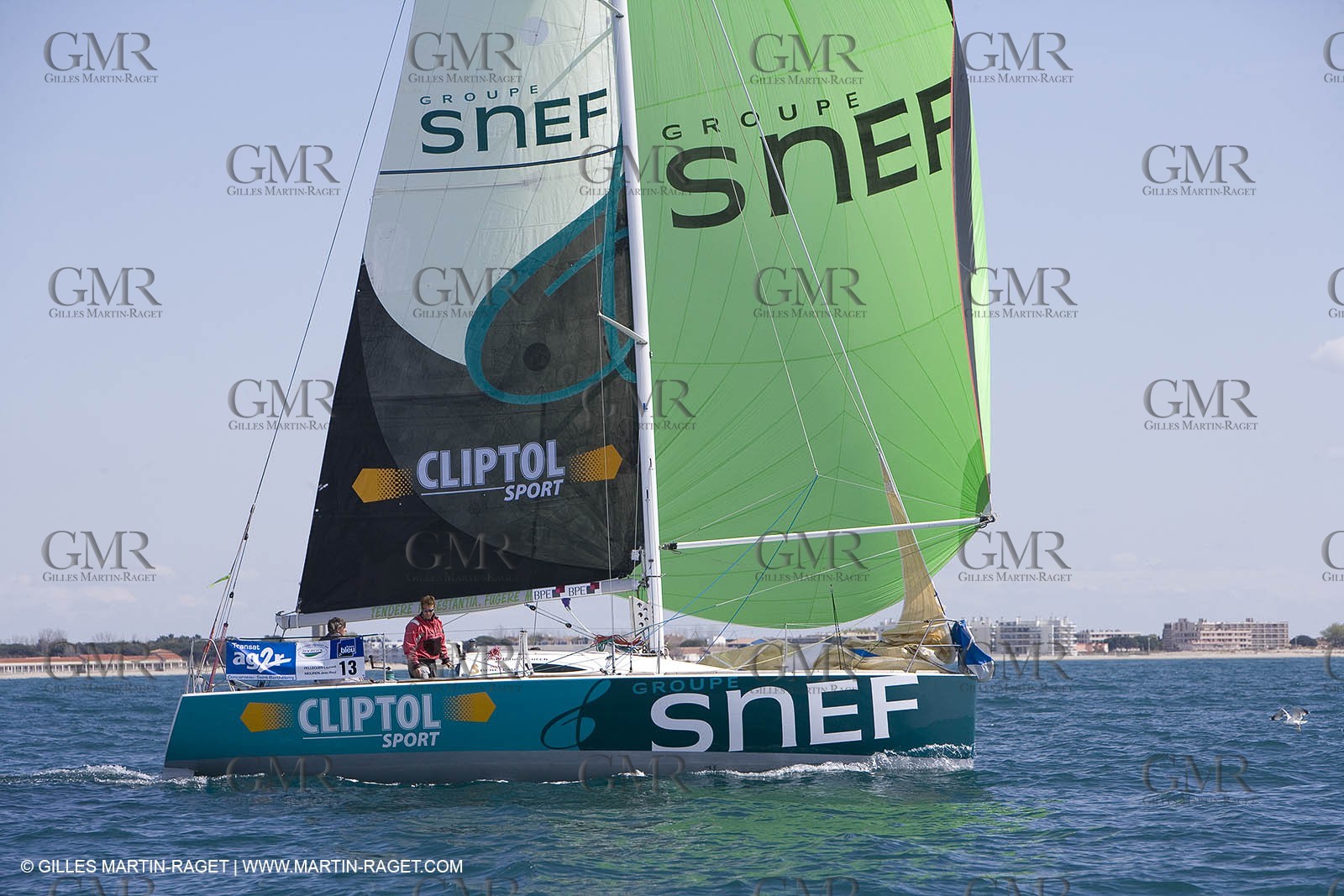 27 03 08- La Grande Motte- (FRA,34) Transat AG2R 2008- Jean-Paul Mouren- Laurent Pellecuer