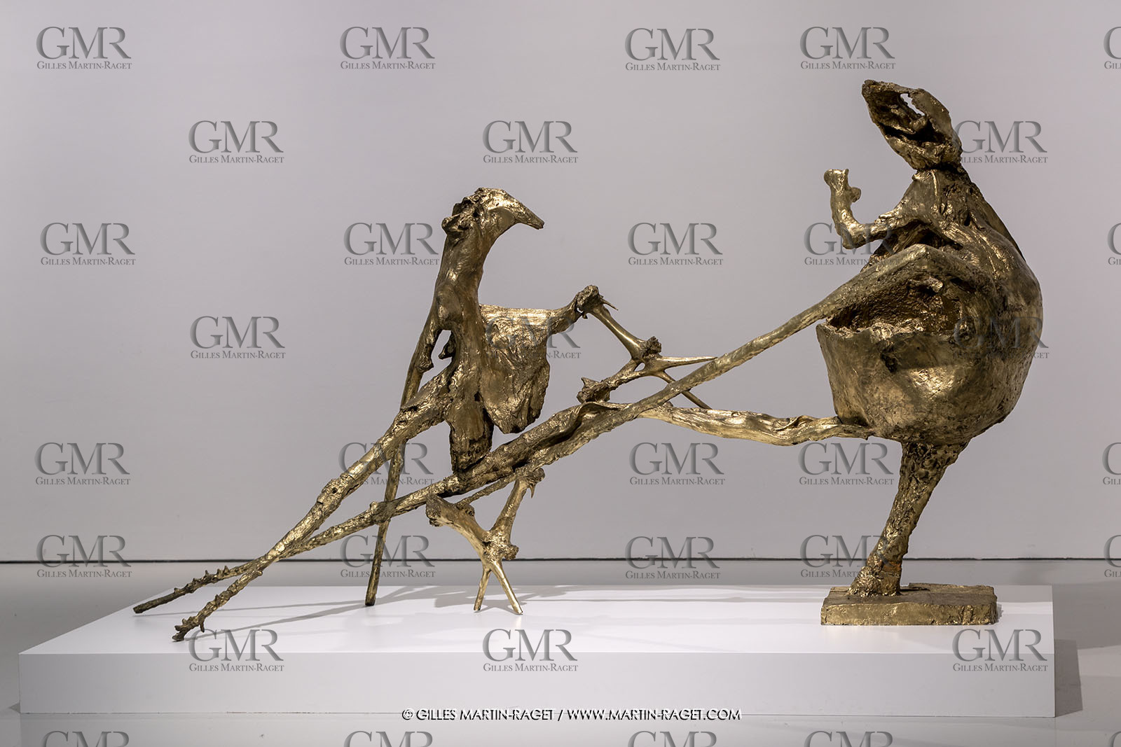 30 10 2023, Montpellier (FRA), oeuvre de Germaine Richier, Exposition Centre Pompidou - Musée Fabre 2023, La Montagne [1955-1956], Bronze naturel nettoyé, Numéroté 1 11, Fondeur : Susse, Paris, 180 x 325 x 125 cm, Centre Pompidou, Musée national d'art moderne, Paris, Achat par commande ed l'état à l'artiste, 1959, attribution 1960, en dépôt à Montpellier, Musée Fabre, 2006