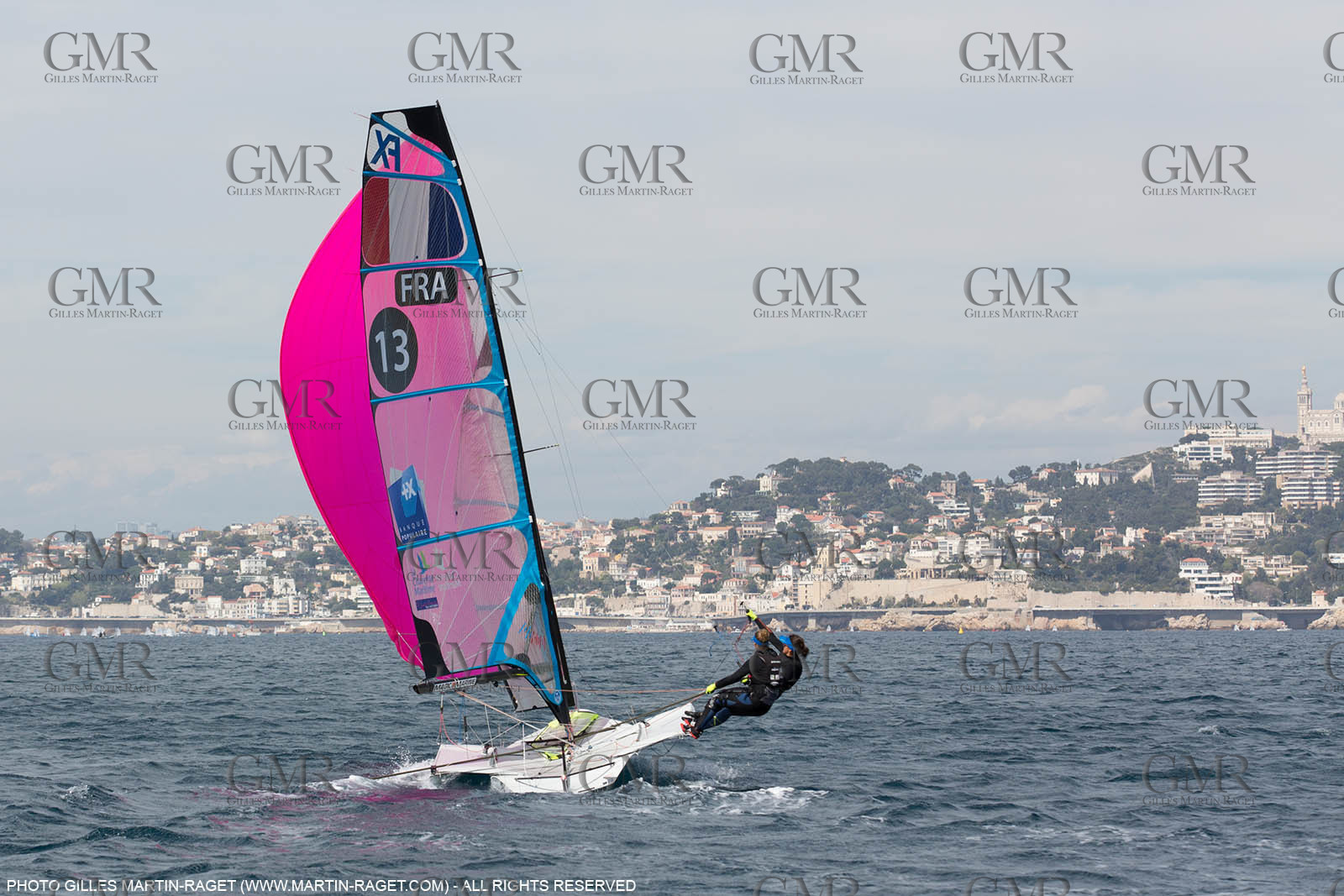 Marseille, (FRA,13), 2016 Rio Olympic Games, Sailing, 49er FX, Steyaert Sarah   Compan Aude (FRA)