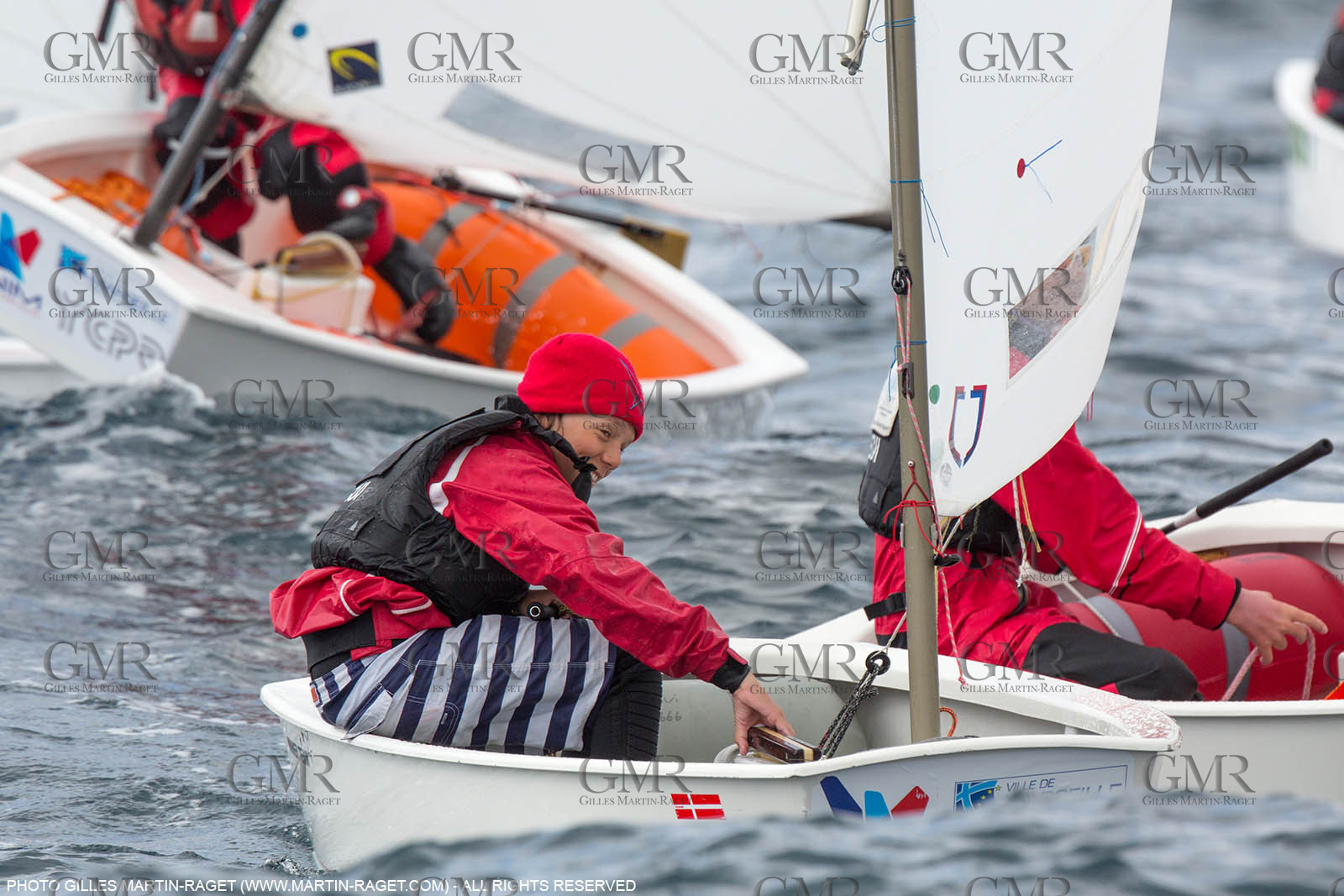 15 04 2016, Marseille (FRA,13), SNIM Dériveurs, Coupe Internationale de Printemps Optimist, Final Day