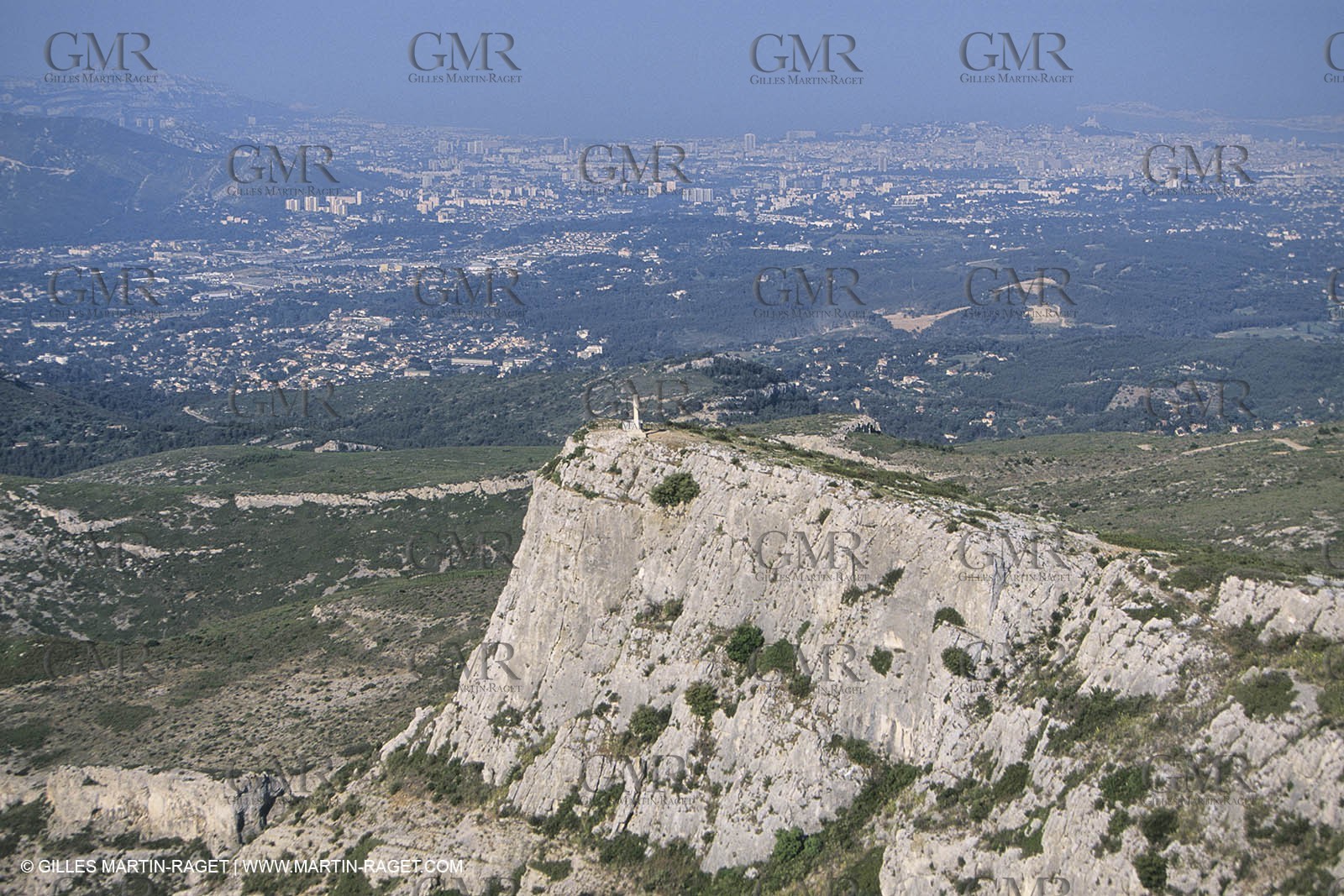 France, Provence, Pays d'Aubagne, collines de Marcel Pagnol, Garlaban