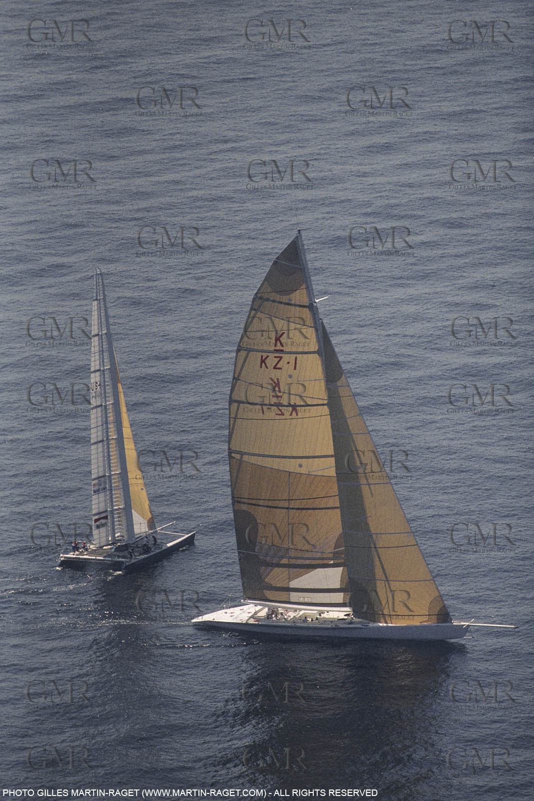 Sailing, Yacht Racing, America's Cup XXVII, San Diego (USA,CA) 1988, Stars & Stripes Vs New Zealand