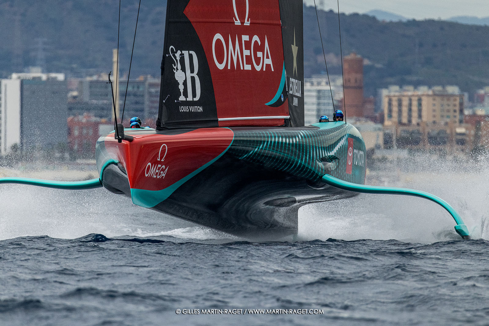 18 10 2024, Barcelona (ESP), Louis Vuitton 37th America's Cup, Final Match, Race Day 5, Race 8