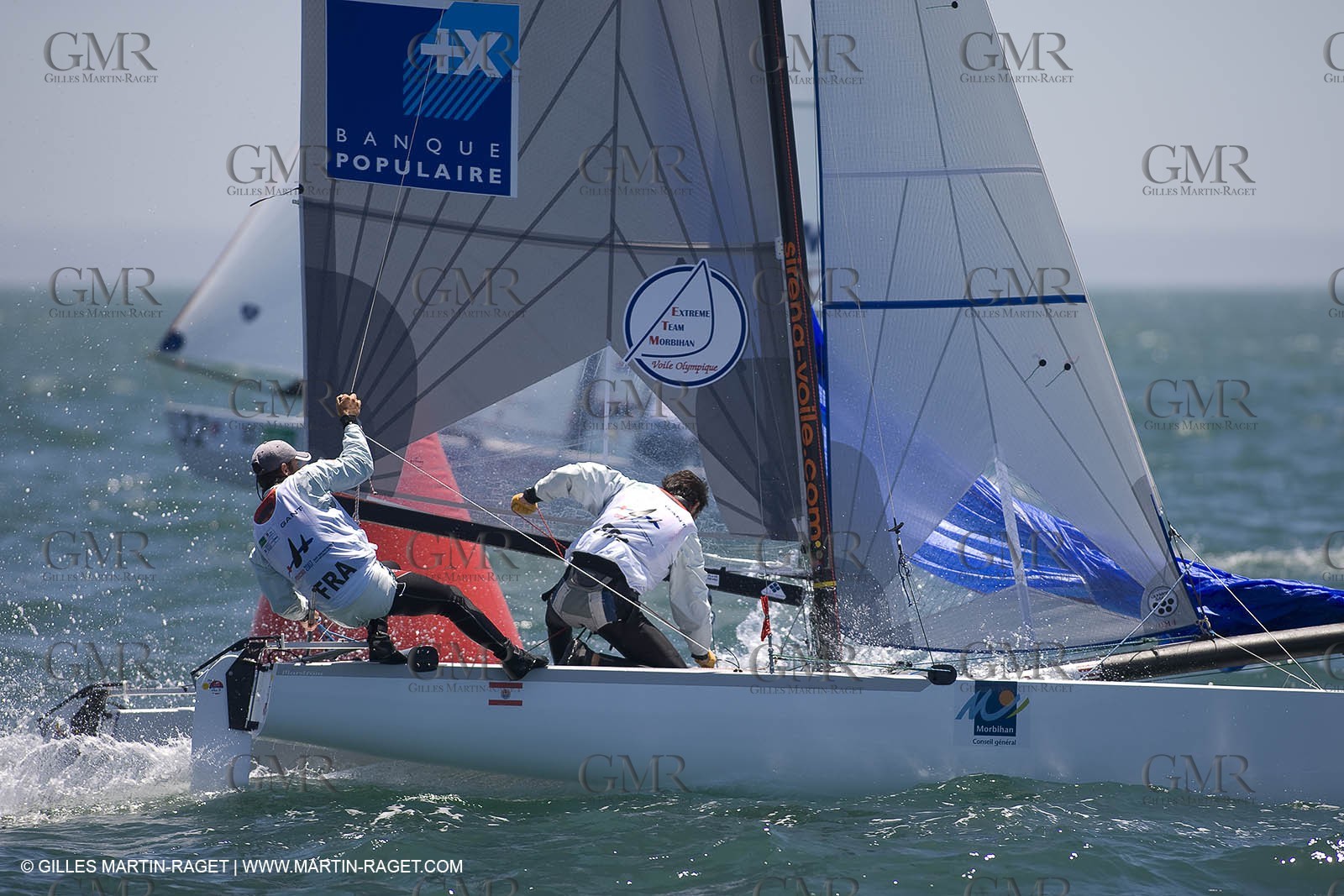 07-04-07 - ISAF SAILING WORLD CHAMPIONSHIPS - CASCAIS 2007 - DAY 1 - Tornado Class - FRANCE - BESSON-JARLEGAN
