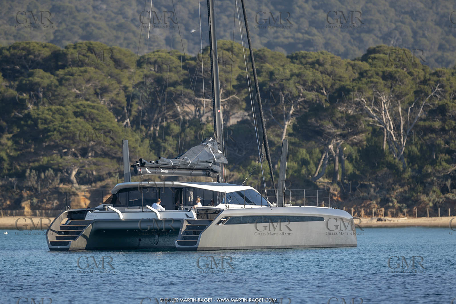 16 02 2019, Porquerolles (FRA,83), Gunboat 68 sail testing  3
