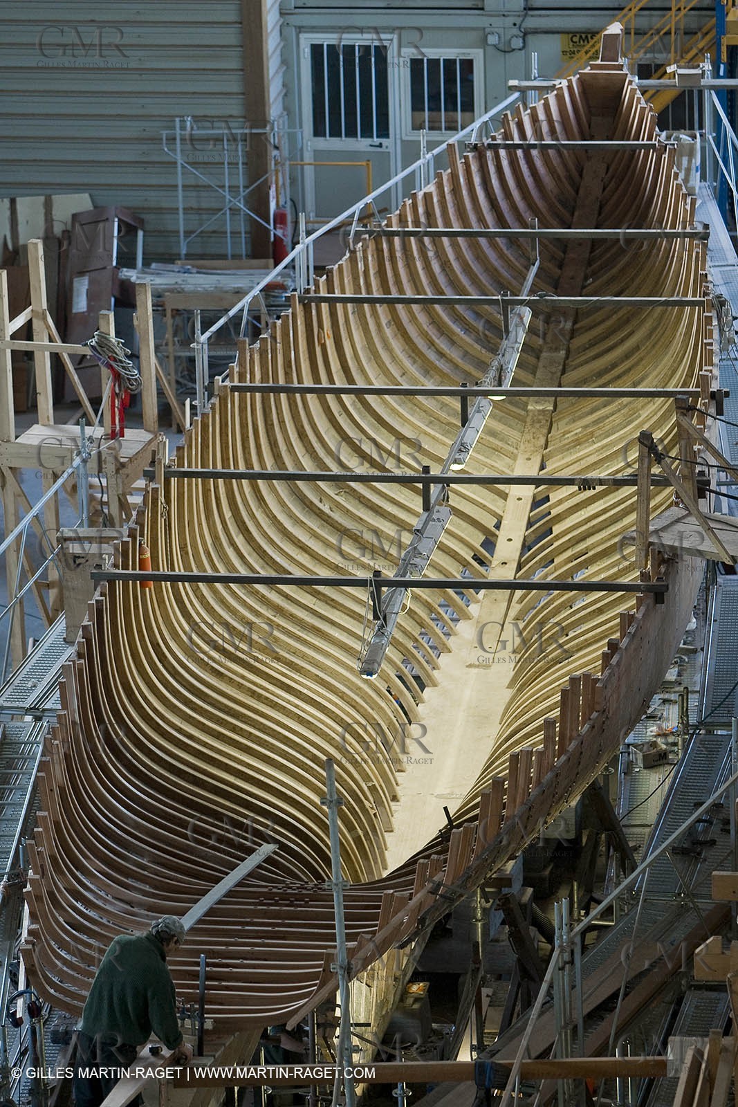 27 11 2007 - La Ciotat (FRA, 13) - Mariska refit at Charpentiers Réunis boatyard