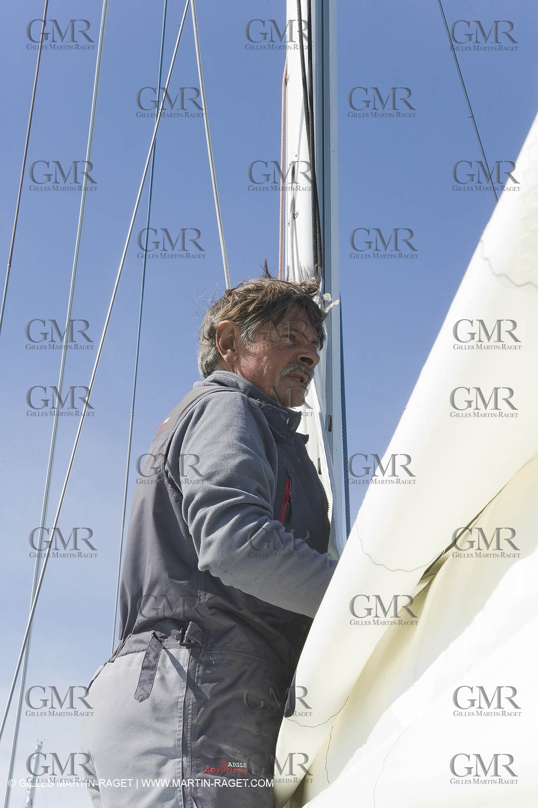 27 03 08- La Grande Motte- (FRA,34) Transat AG2R 2008- Jean-Paul Mouren- Laurent Pellecuer