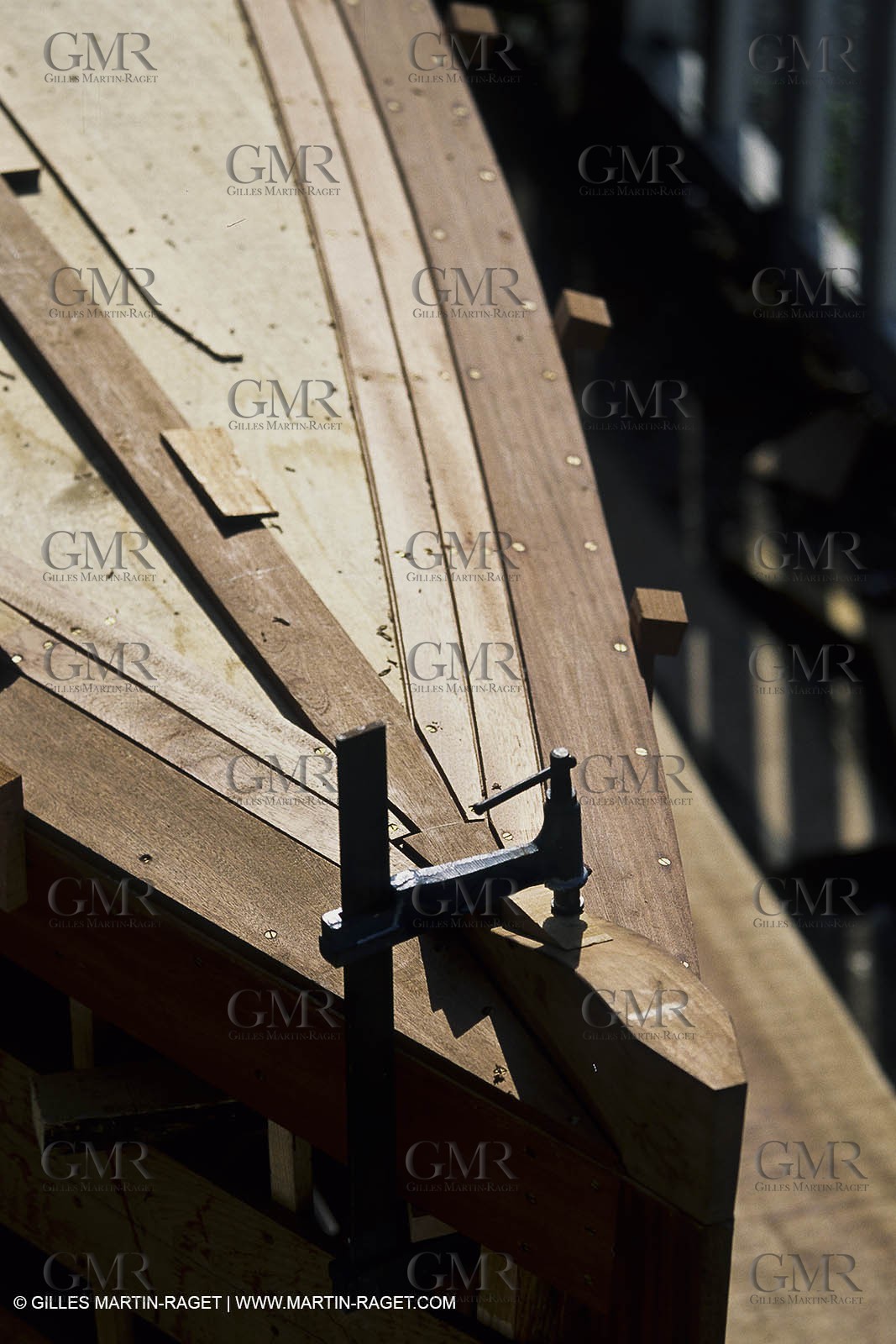 motor boats, claissc runabouts, cefit or Sagitta at Trapani boatyard (Cassis, FRA,13)