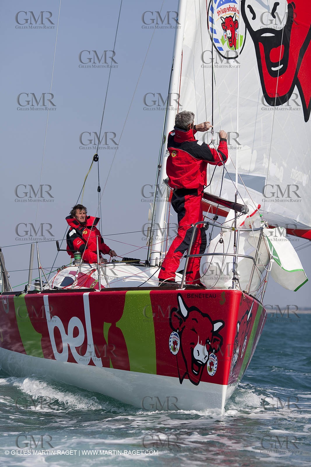 13 03 2010 - La Grande Motte   Port Camargue (FRA) - Groupe Bel - Entraînement Kito de Pavant   Sébastien Audigane en vue de la Transat AG2R 2010