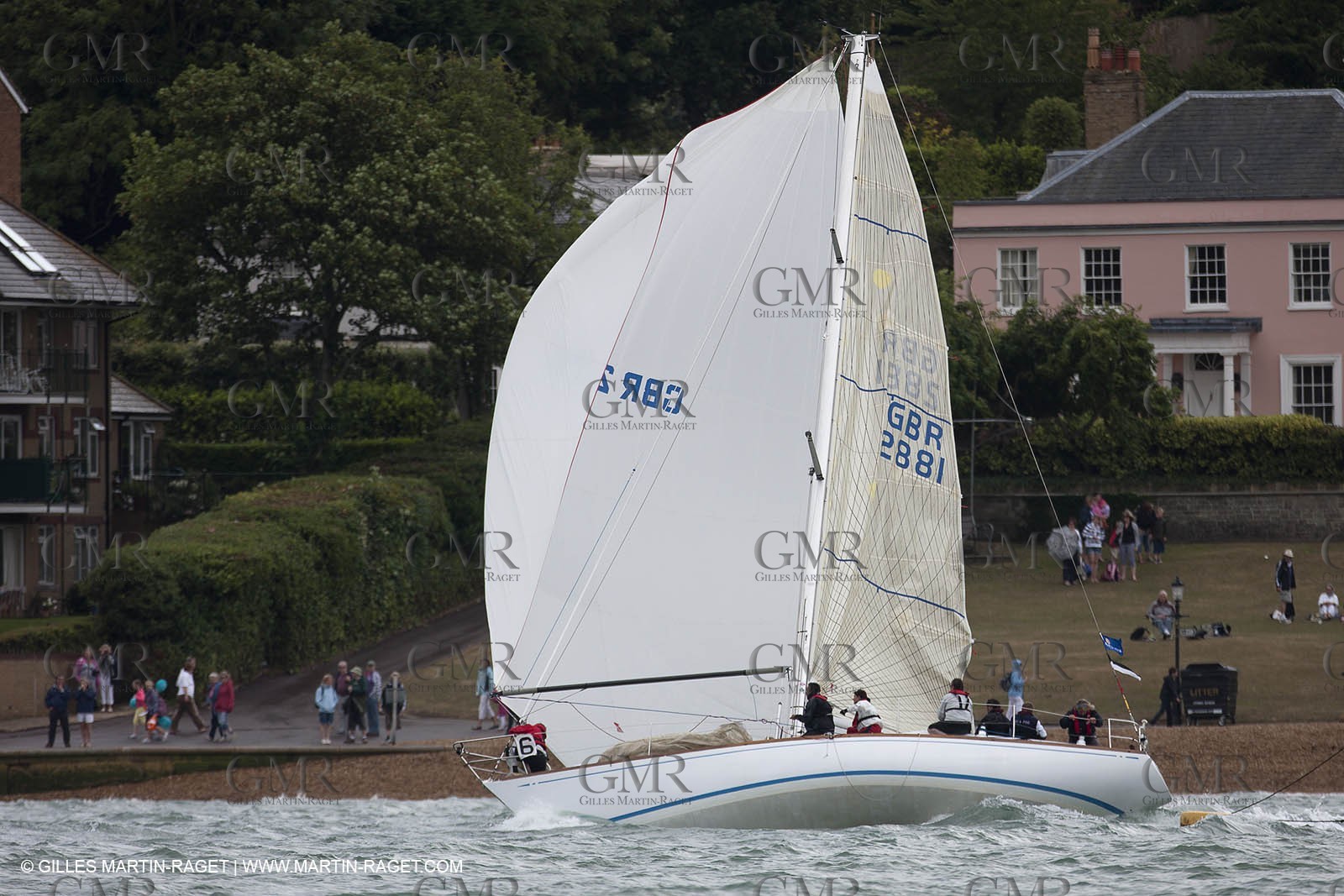 04 08 2010 - Cowes (UK, IOW) - The 1851 Cup -  BMW ORACLE Racing - Day 2.