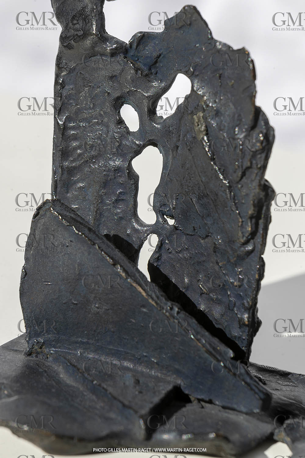 19 02 2020, Marseille (FRA,13), Oeuvre de Germaine Richier, Petit bronze n° 2, 1956, bronze patiné foncé, épreuve exposition, Fondeur : LThinot, Paris, 25 X 14,5 X 14 cm, collection particulière