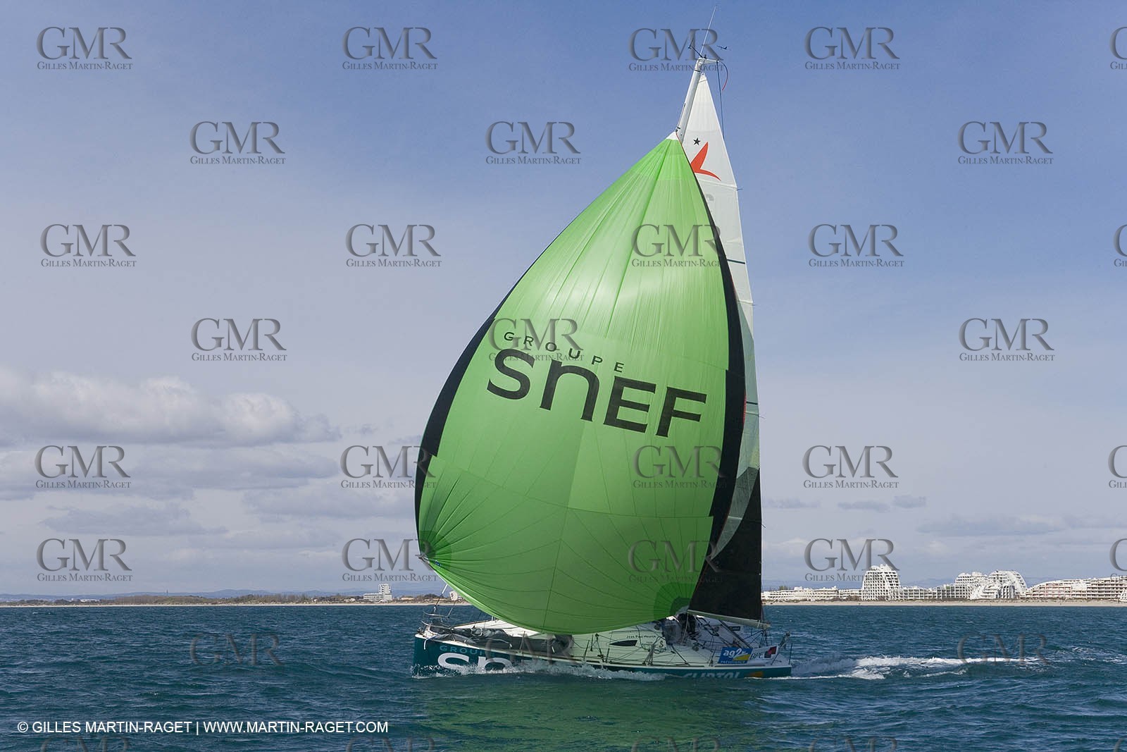 27 03 08- La Grande Motte- (FRA,34) Transat AG2R 2008- Jean-Paul Mouren- Laurent Pellecuer