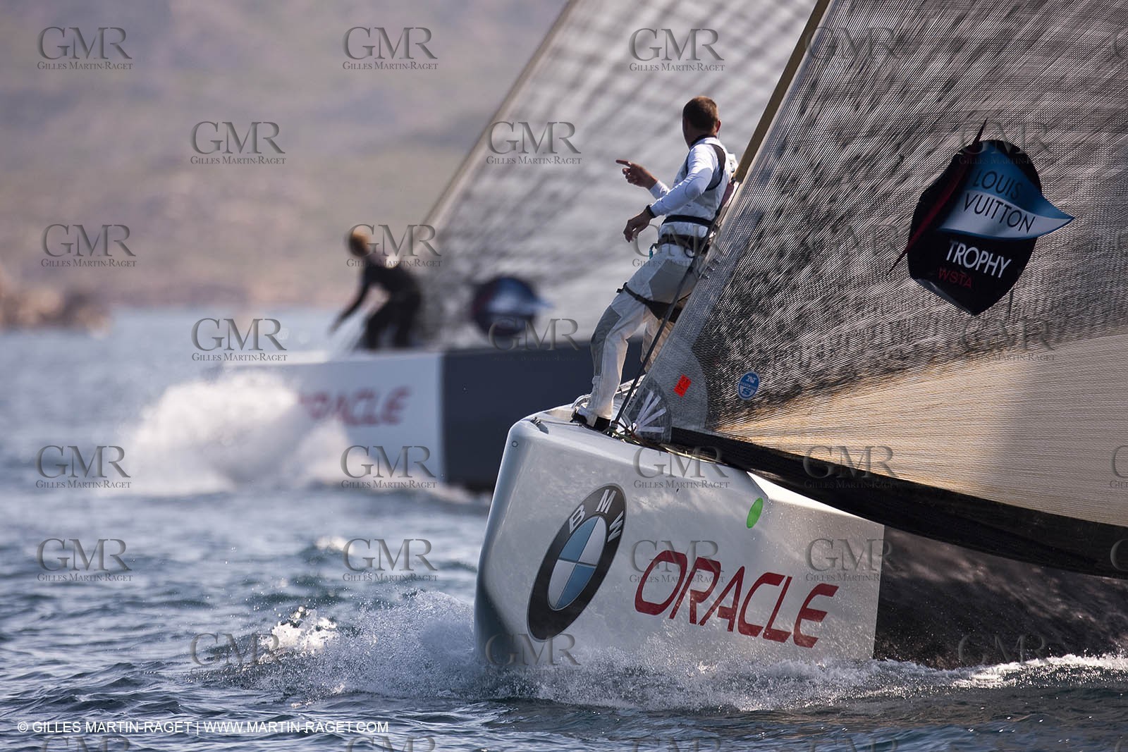 18 05 2010 - La Maddalena (ITA, Sardinia) Louis Vuitton Trophy - BMW ORACLE Racing - Training