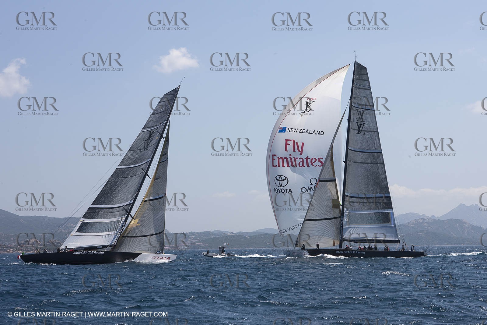 18 05 2010 - La Maddalena (ITA, Sardinia) Louis Vuitton Trophy - BMW ORACLE Racing - Training