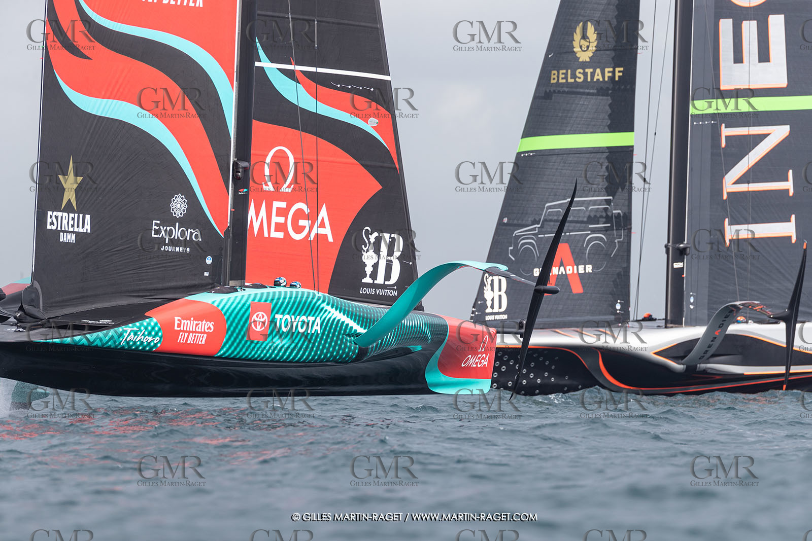 12:10 2024, Barcelona (ESP), Louis Vuitton 37th America's Cup, Final Match, Race Day 1, Race 1