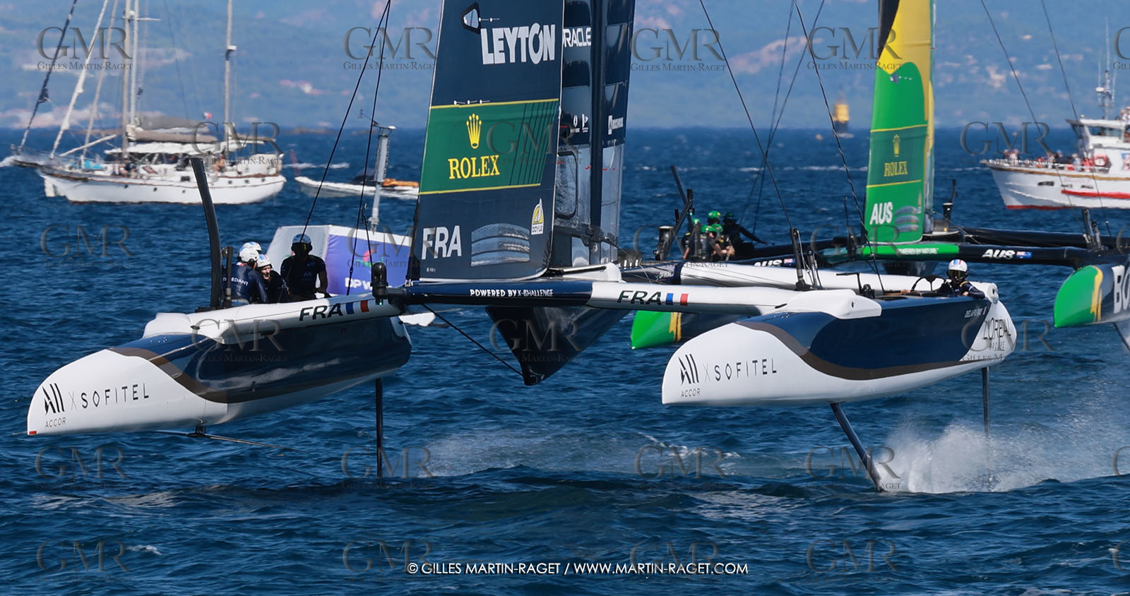 10 09 2025, Saint-Tropez,(FRA), Rockwool SailGP France Saint-Tropez, Race Day 1