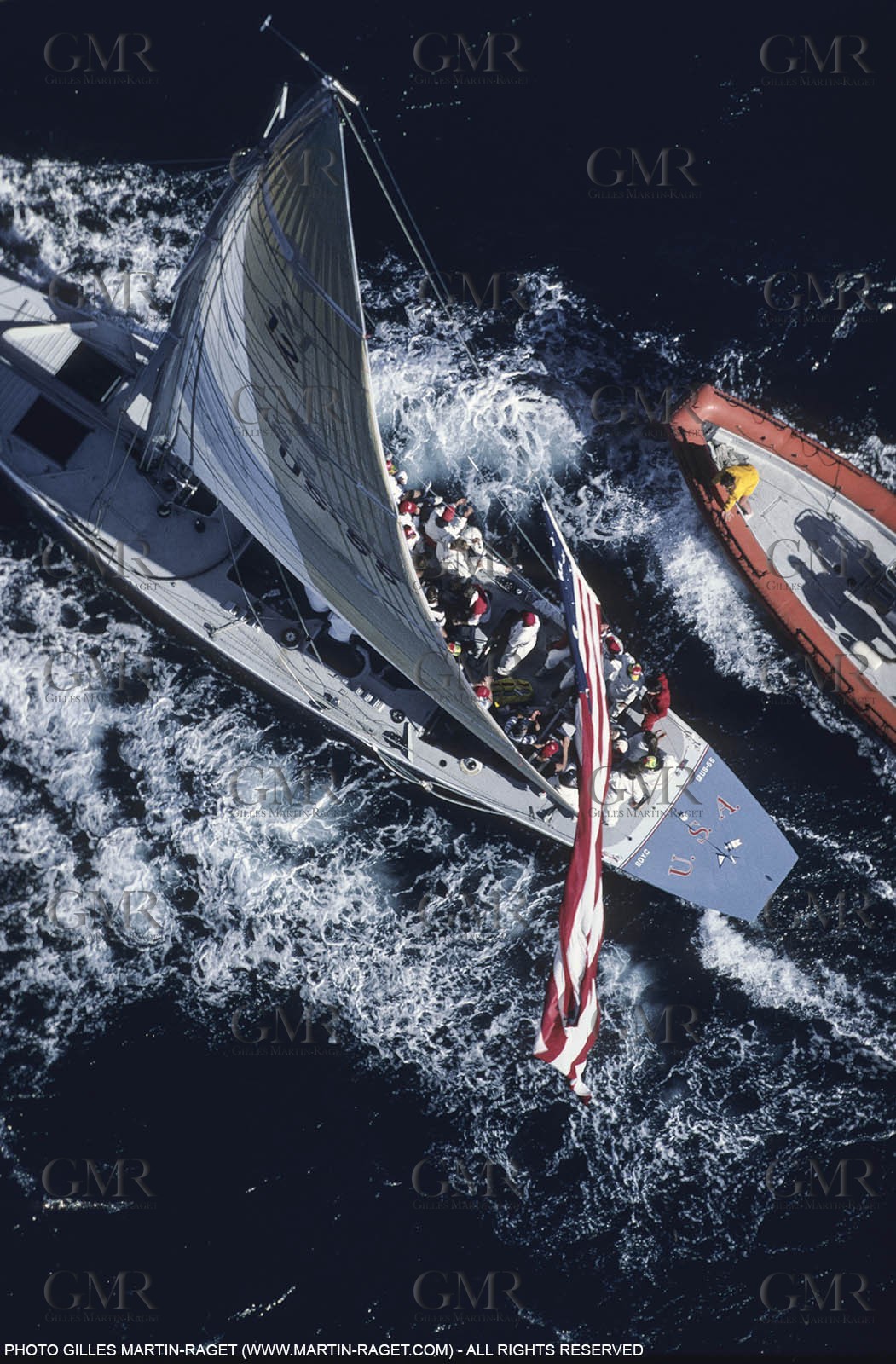 Sailing, Yacht Racing, 26th America's Cup Fremantle 1987, Stars and Stripes