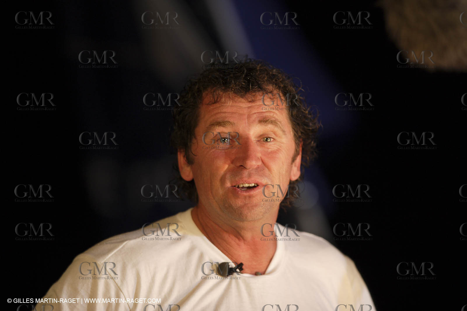 05 11 2006 - Pointe à Pitre Guadelupe (FRA) - Route du Rhum 2006 arrival - overall winner Lionel Lemonchois (Gitana 11)