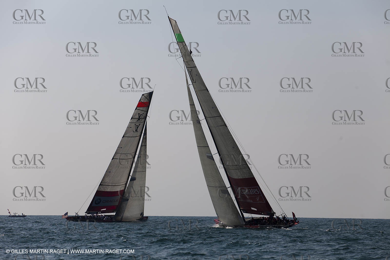 27 11 2010 - Dubai (UAE) - Dubai Louis Vuitton Trophy - Final -  BMW ORACLE Racing Vs Emirates Team New Zealand