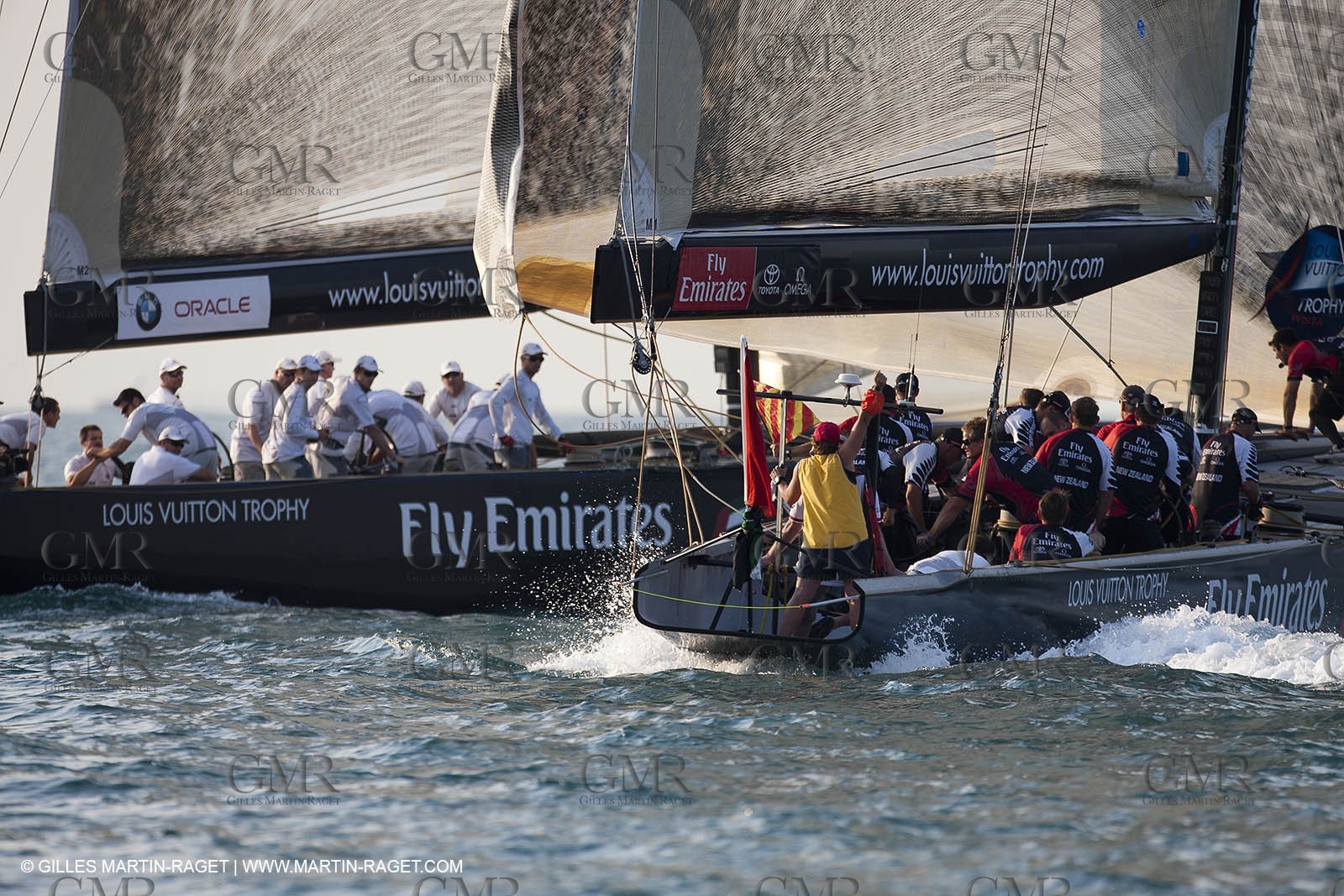 22 11 2010 - Dubai (UAE) - Dubai Louis Vuitton Trophy - Round 2 -  BMW ORACLE Racing Vs Emirates Team New Zealand